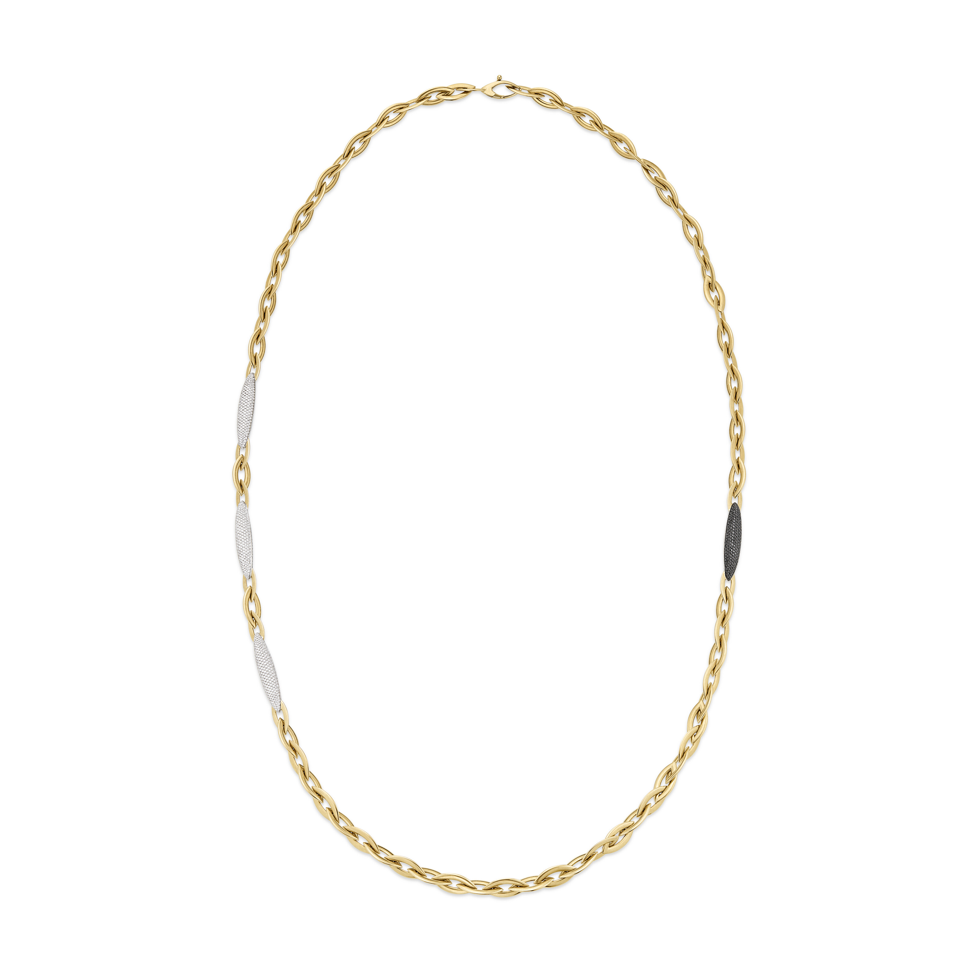 VHERNIER SET OF DIAMOND AND COLORED DIAMOND ‘FUSEAU’ JEWELRY image 3