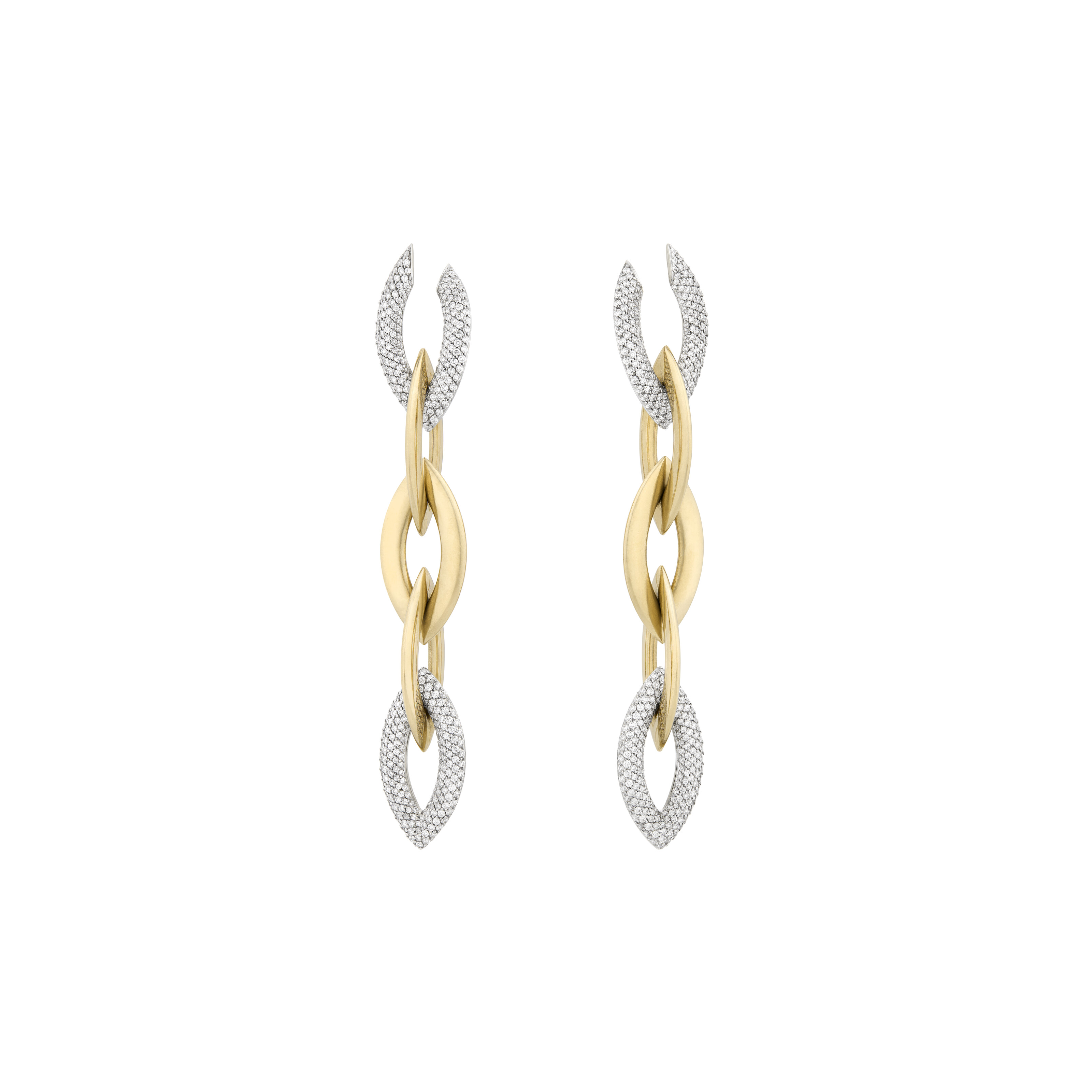 VHERNIER SET OF DIAMOND AND COLORED DIAMOND ‘FUSEAU’ JEWELRY image 5