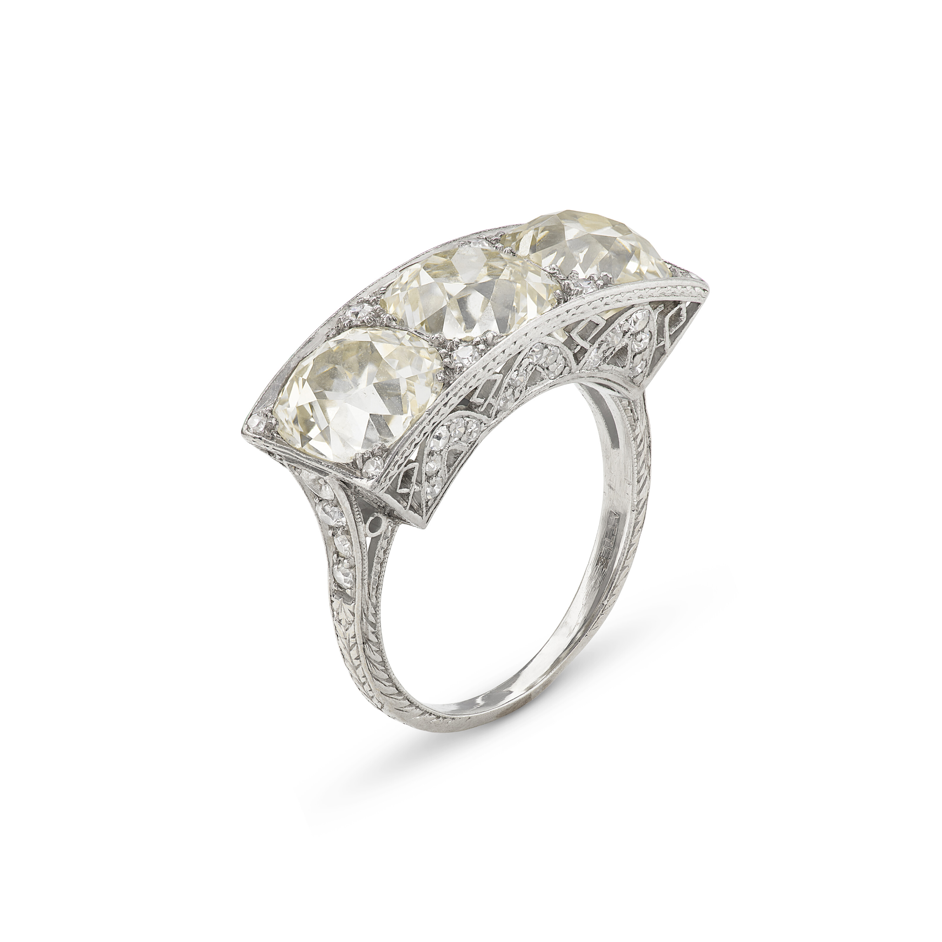 GATTLE ART DECO DIAMOND RING