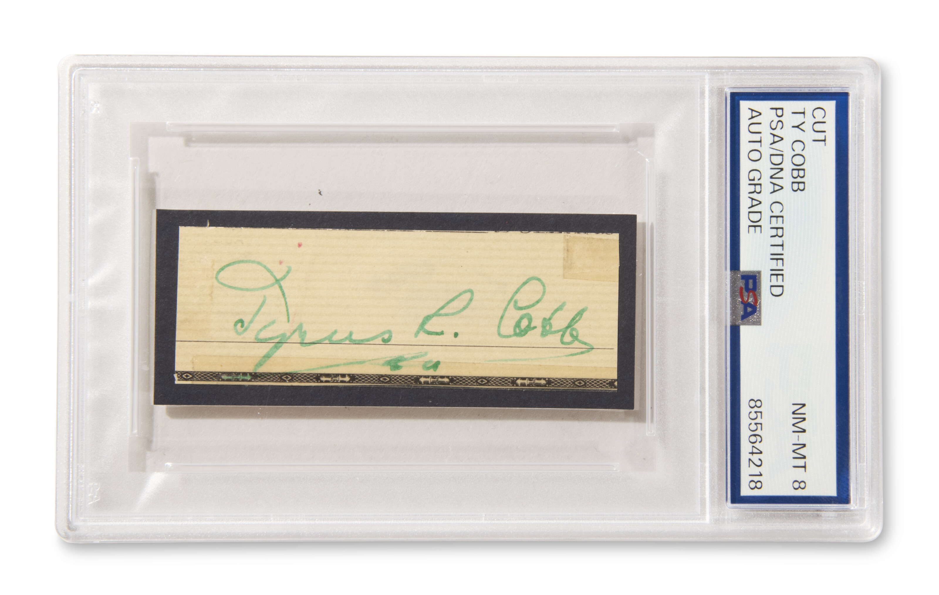 リン松岡「女形と弟子」　リトグラフ　直筆サイン・エディション・作品証明シール有り TY COBB FULL NAME AUTOGRAPH (PSA/DNA 8 NM-MT), | Christie's