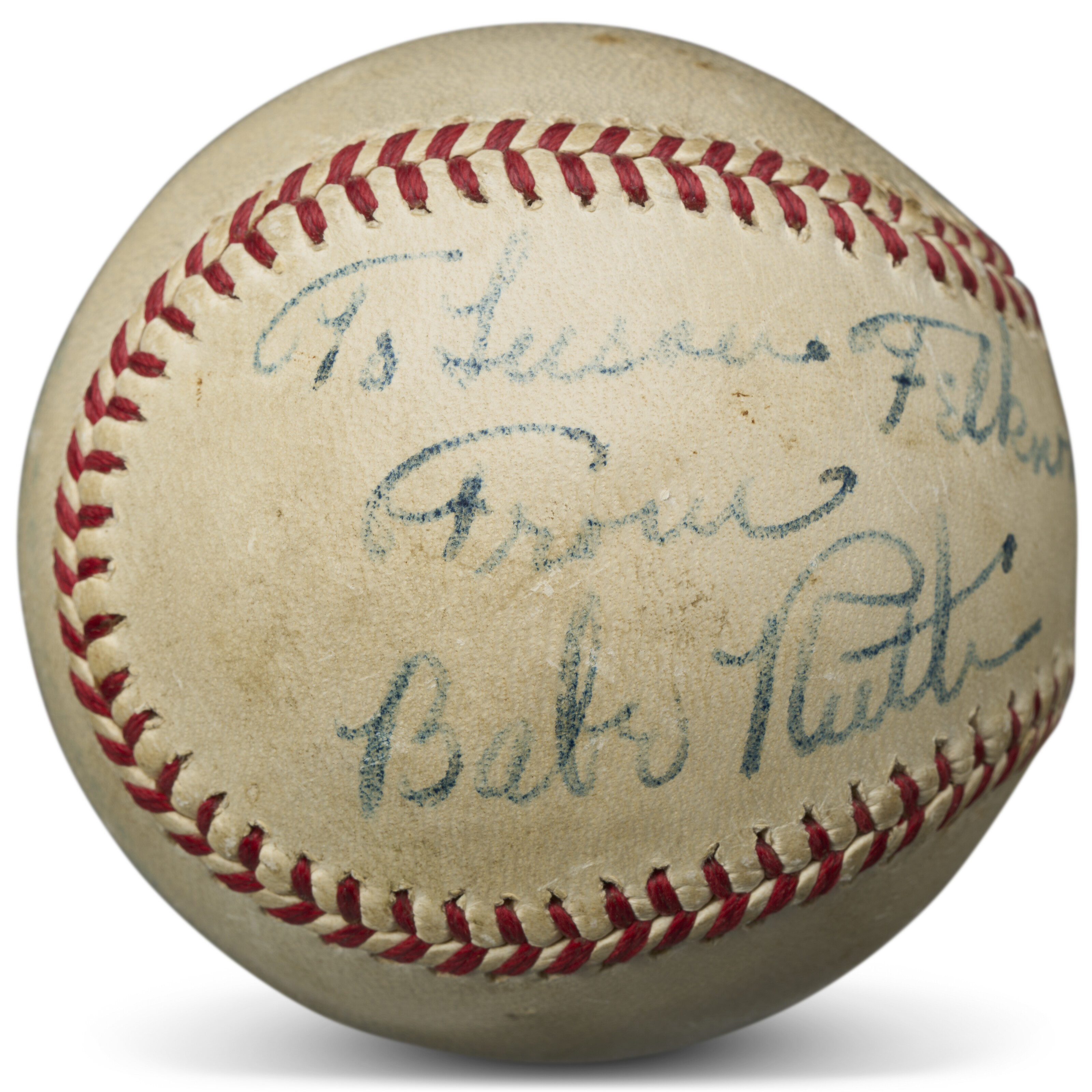 BABE RUTH SINGLE SIGNED BASEBALL (PSA/DNA 6 EX-MT), CIRCA 1947 | Christie’s