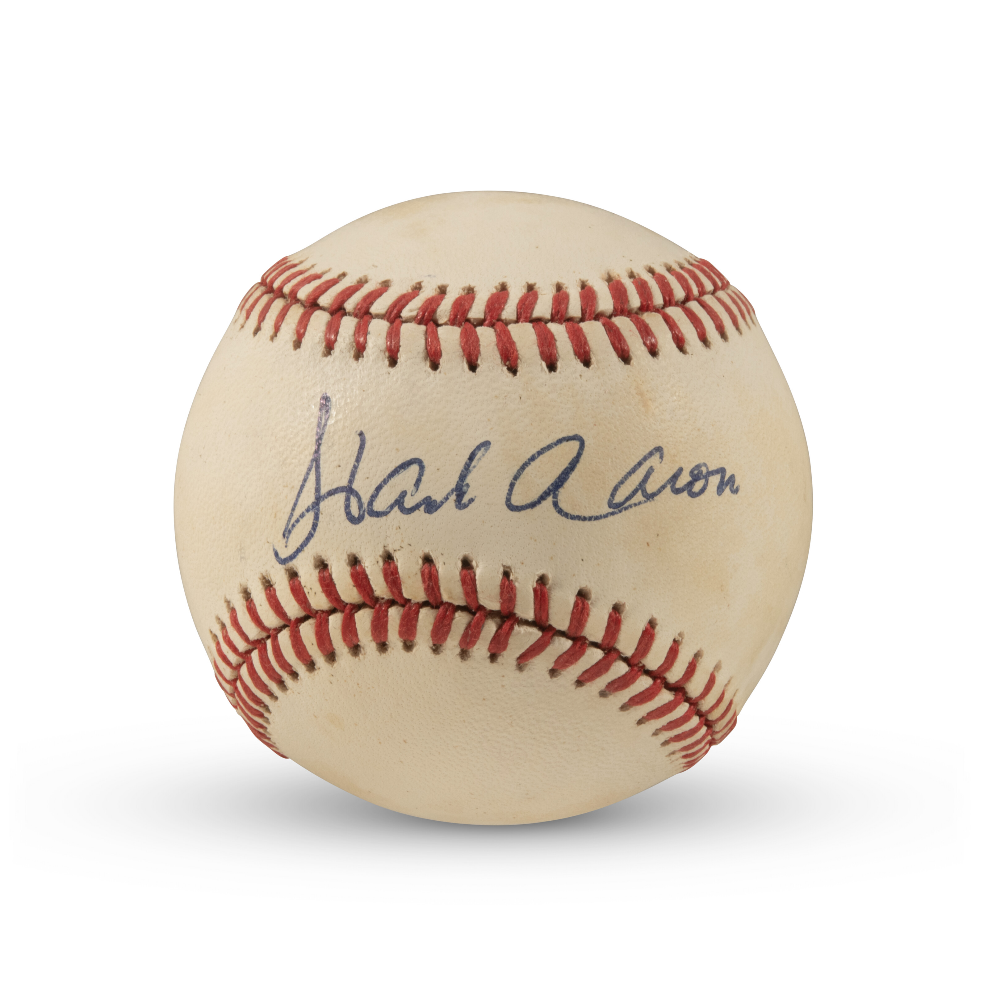 HANK AARON SINGLE SIGNED BASEBALL, | Christie's