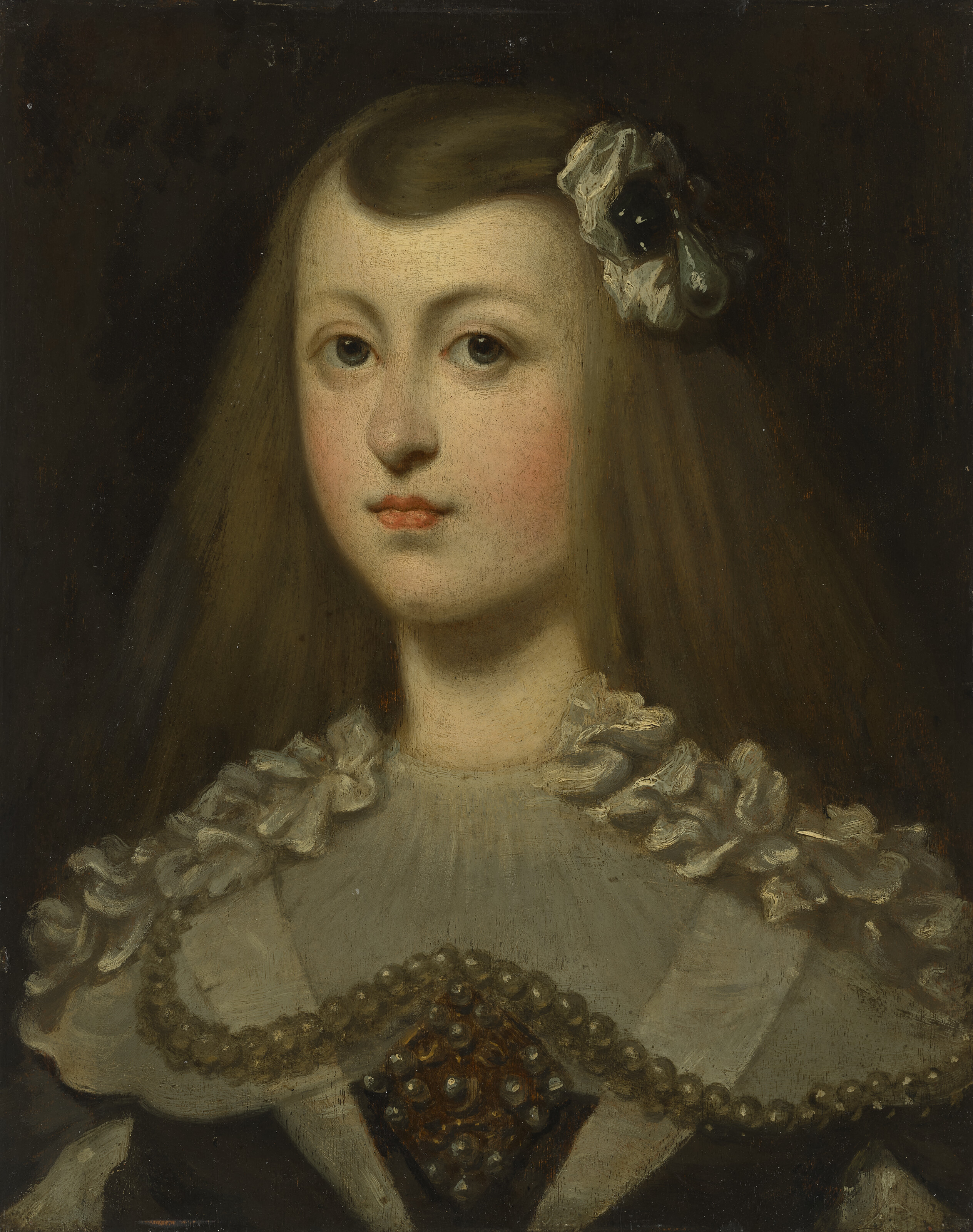 MANNER OF DIEGO RODRÍGUEZ DE SILVA Y VELÁZQUEZ, Portrait of a Spanish ...