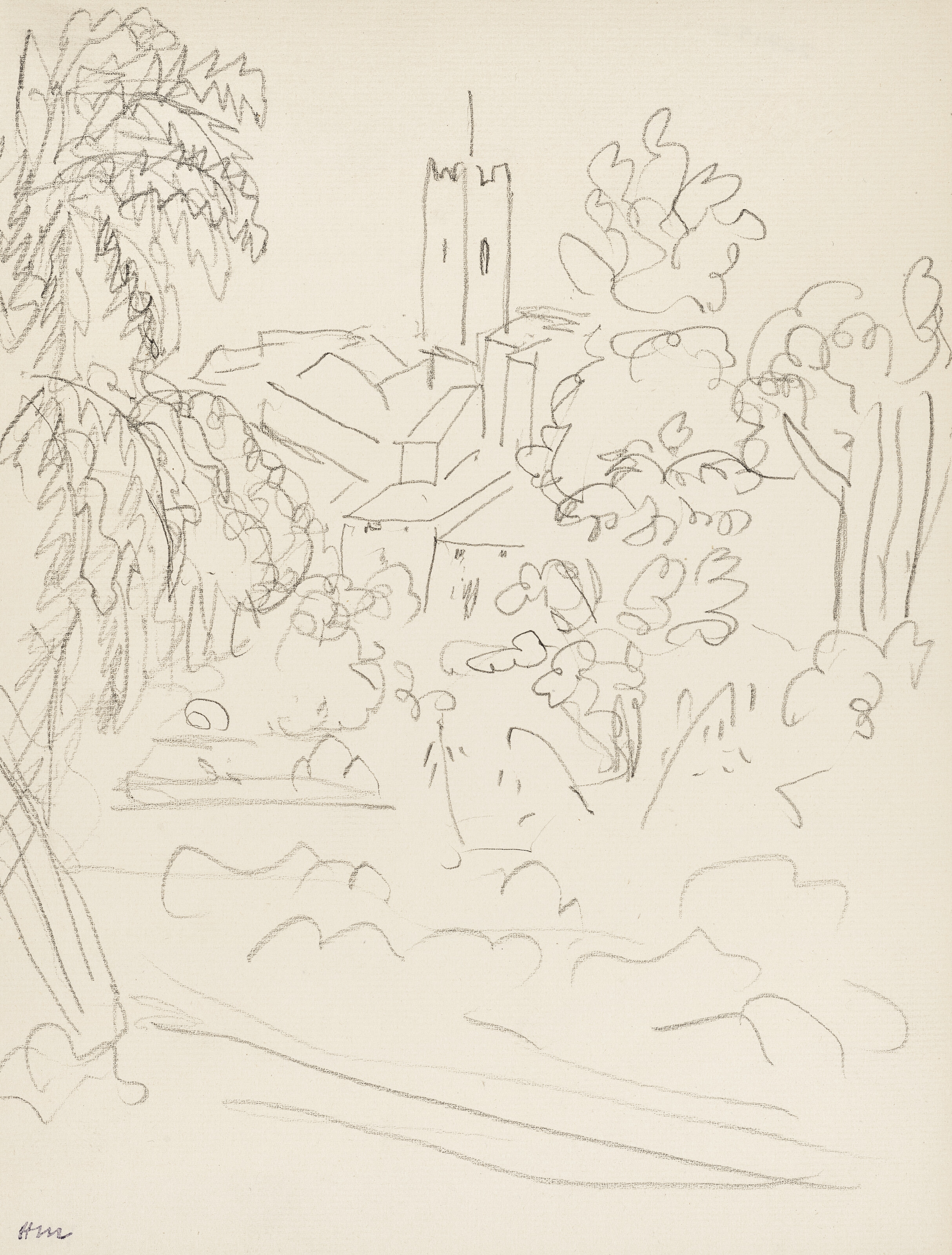 HENRI MATISSE (1869-1954), Vase de feuilles et fleurs | Christie's