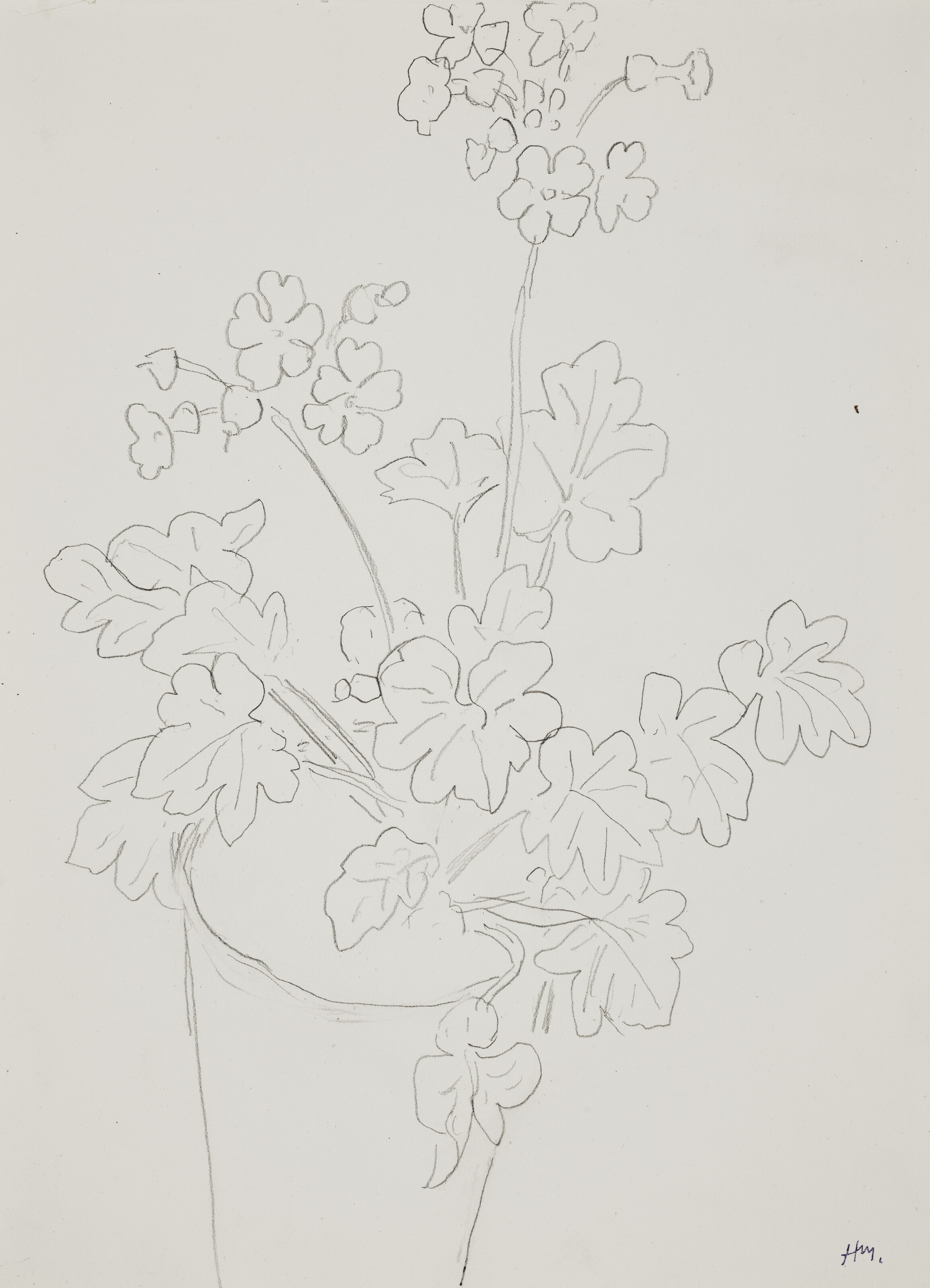 HENRI MATISSE (1869-1954), Vase de feuilles et fleurs | Christie's
