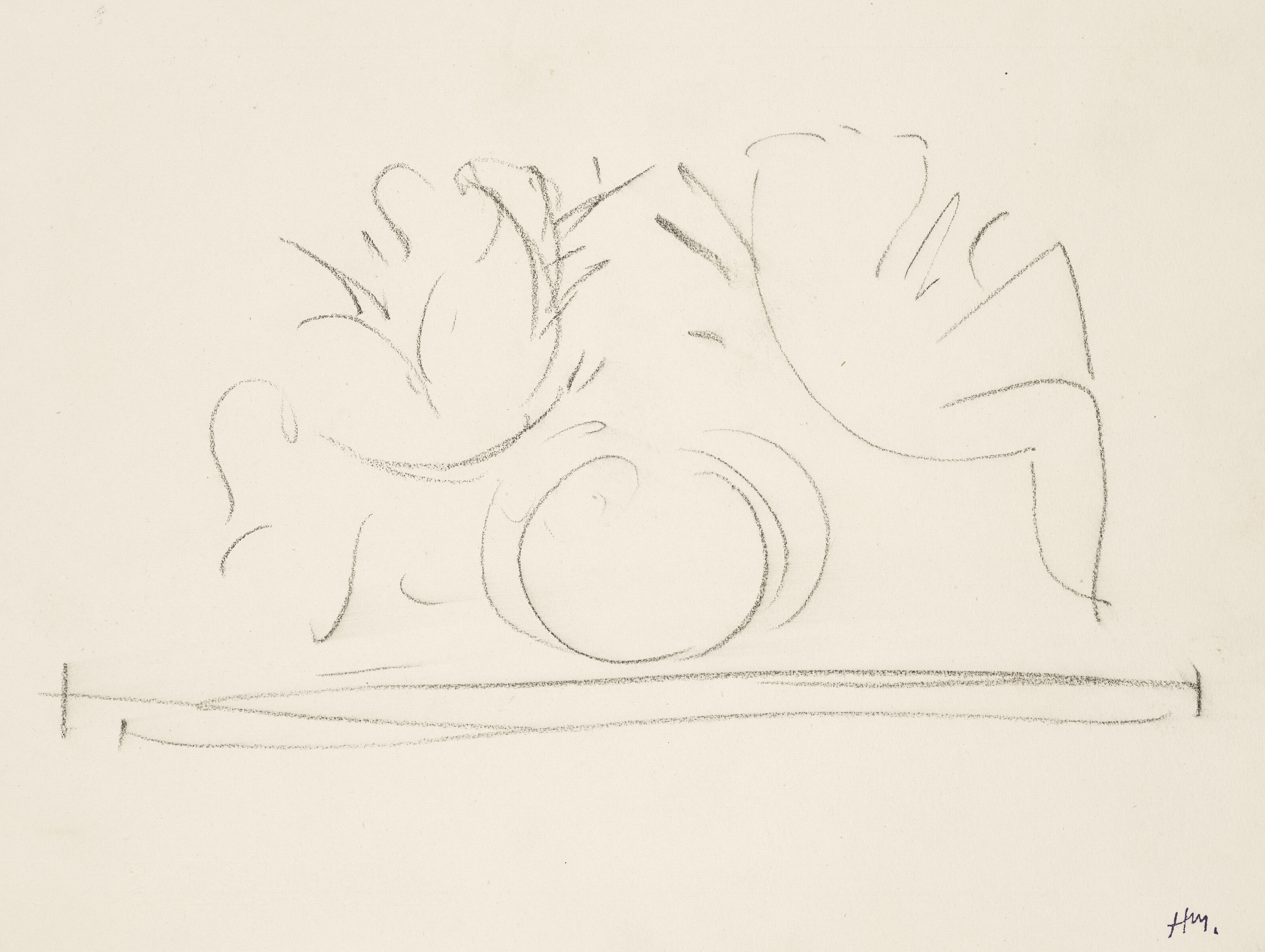 HENRI MATISSE (1869-1954), Vase de feuilles et fleurs | Christie's