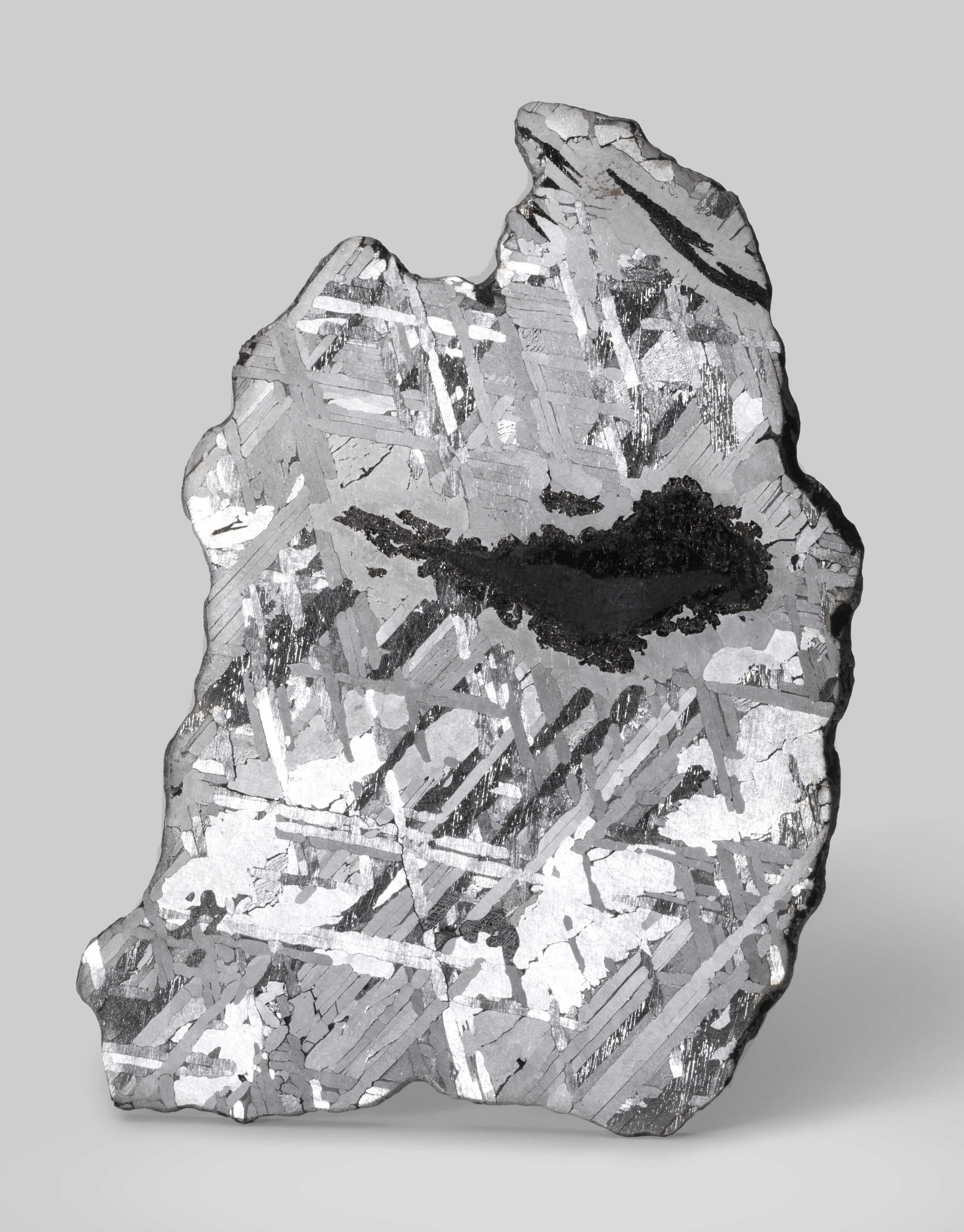 COMPLETE SLICE OF A TOLUCA METEORITE image 2