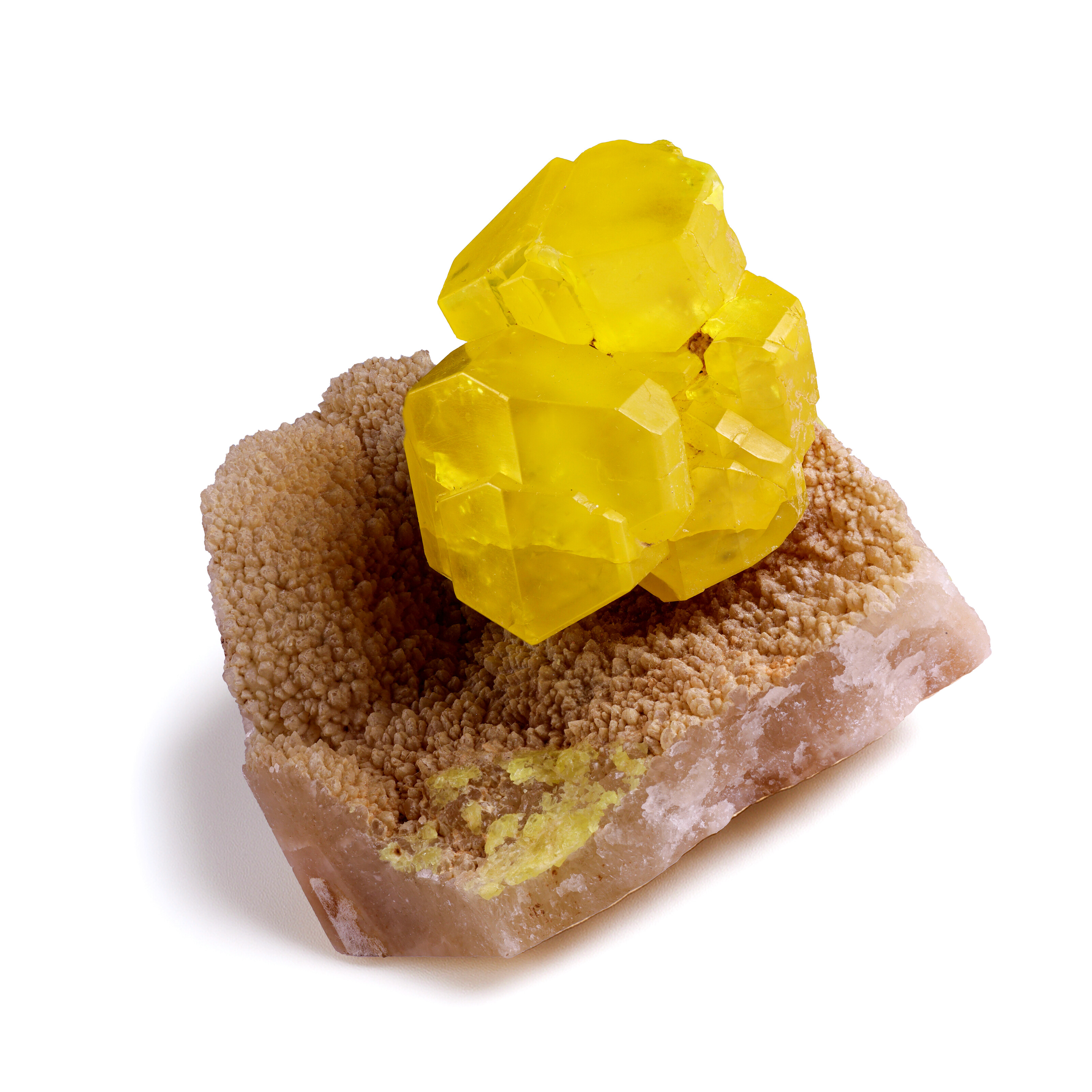 SULFUR ON ARAGONITE