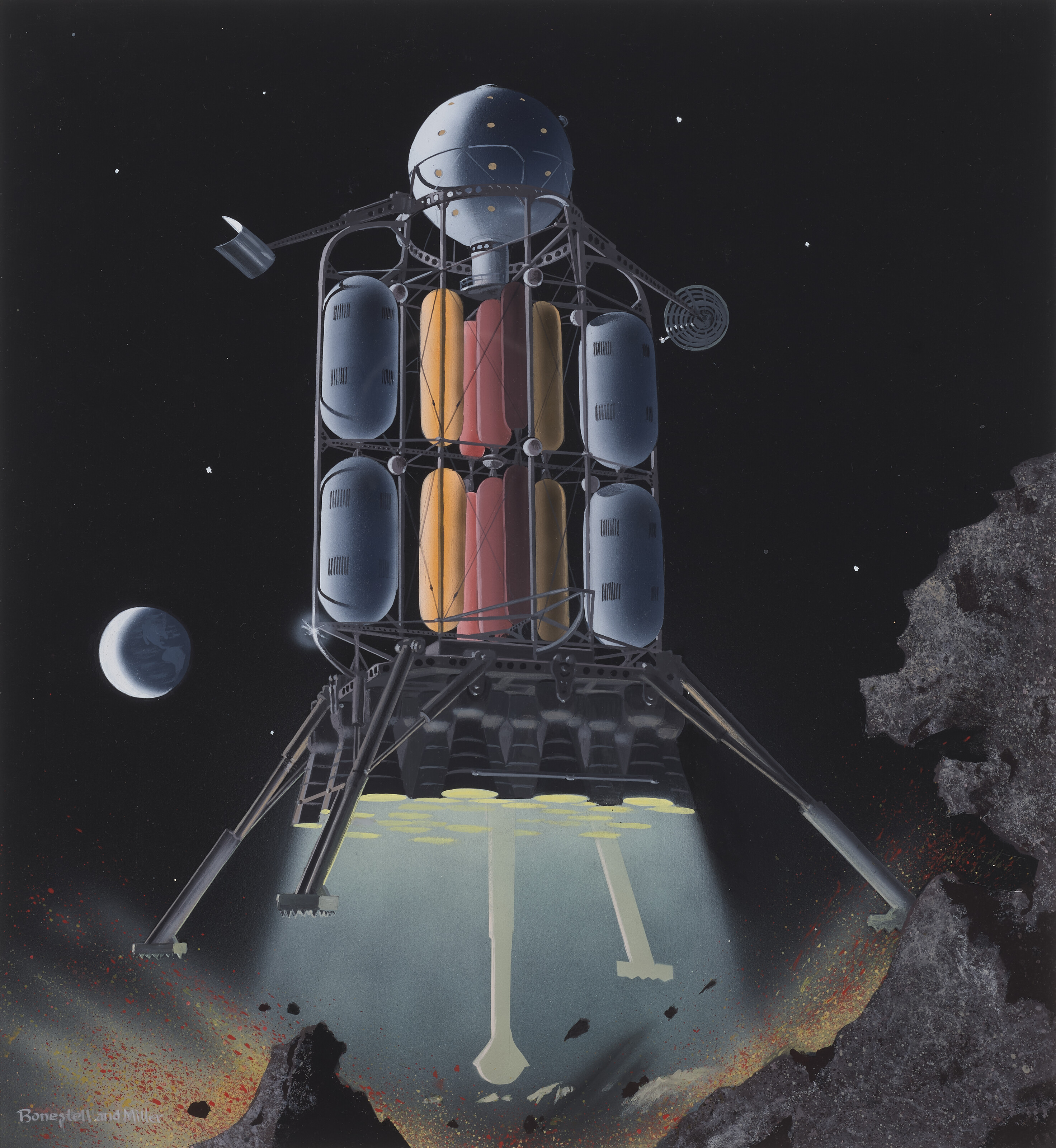 RON MILLER (b.1947) AND WERNHER VON BRAUN (1912-1977) image 5