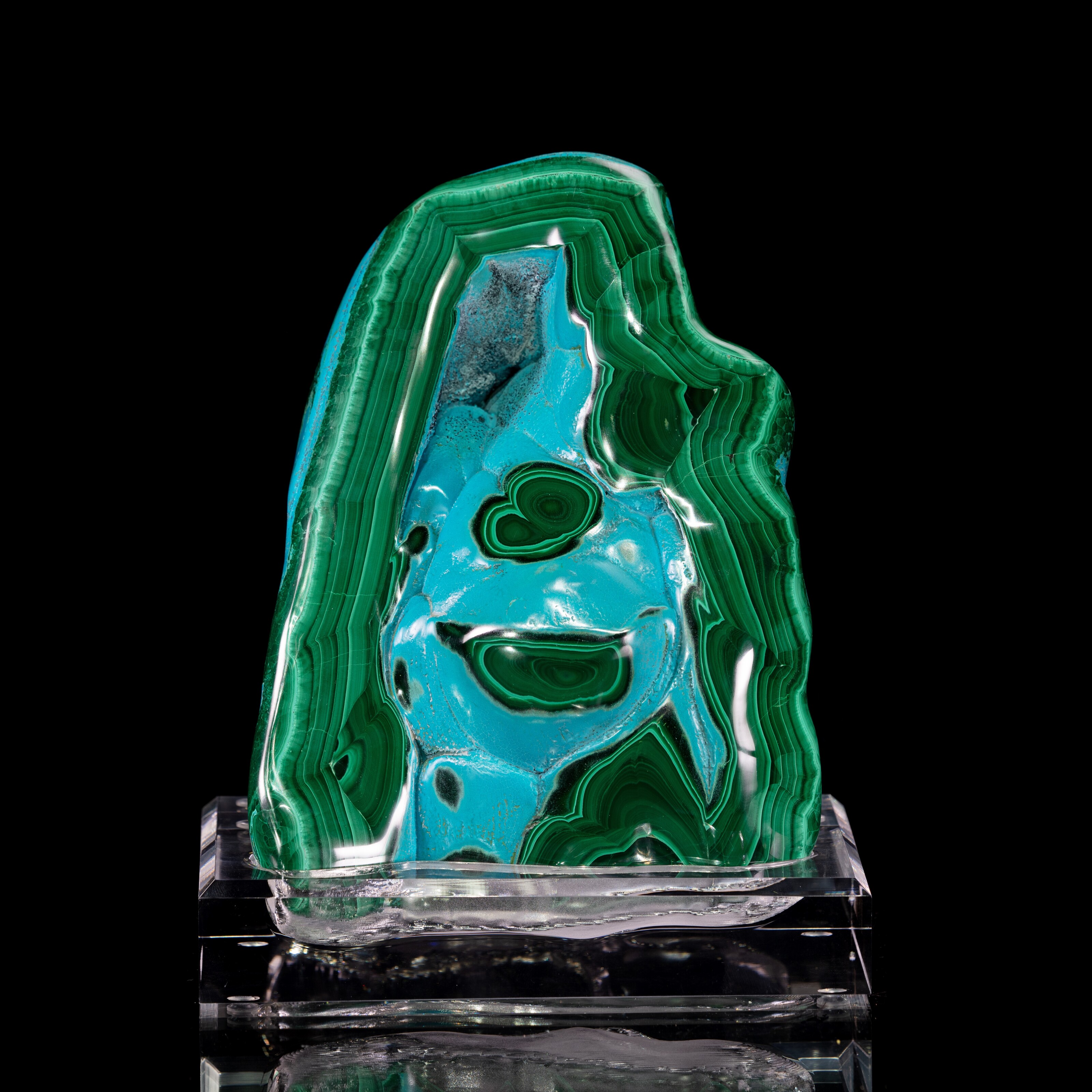 MALACHITE WITH CHRYSOCOLLA