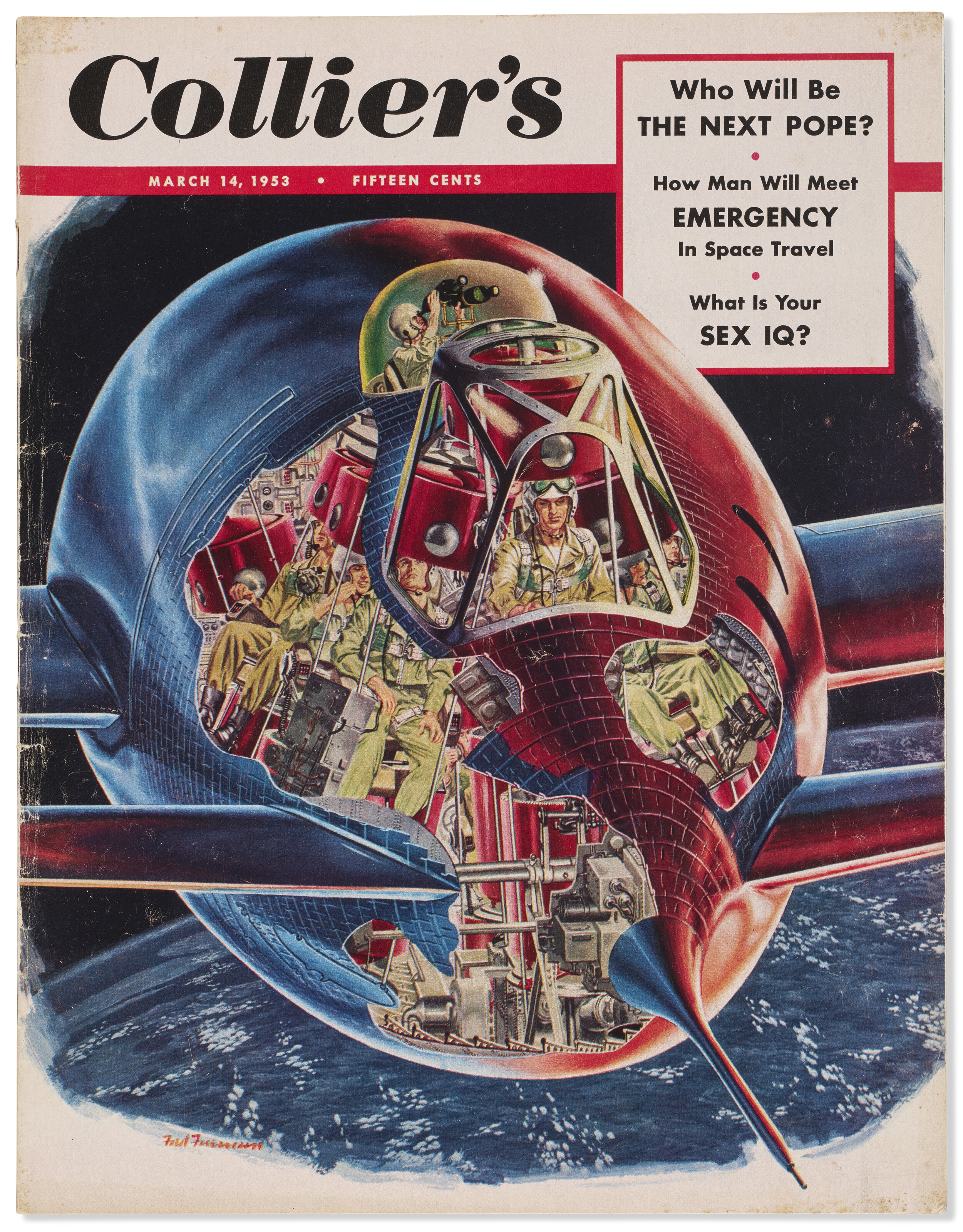 FRED FREEMAN (1907-1988) and WERNHER VON BRAUN (1912-1977) image 4