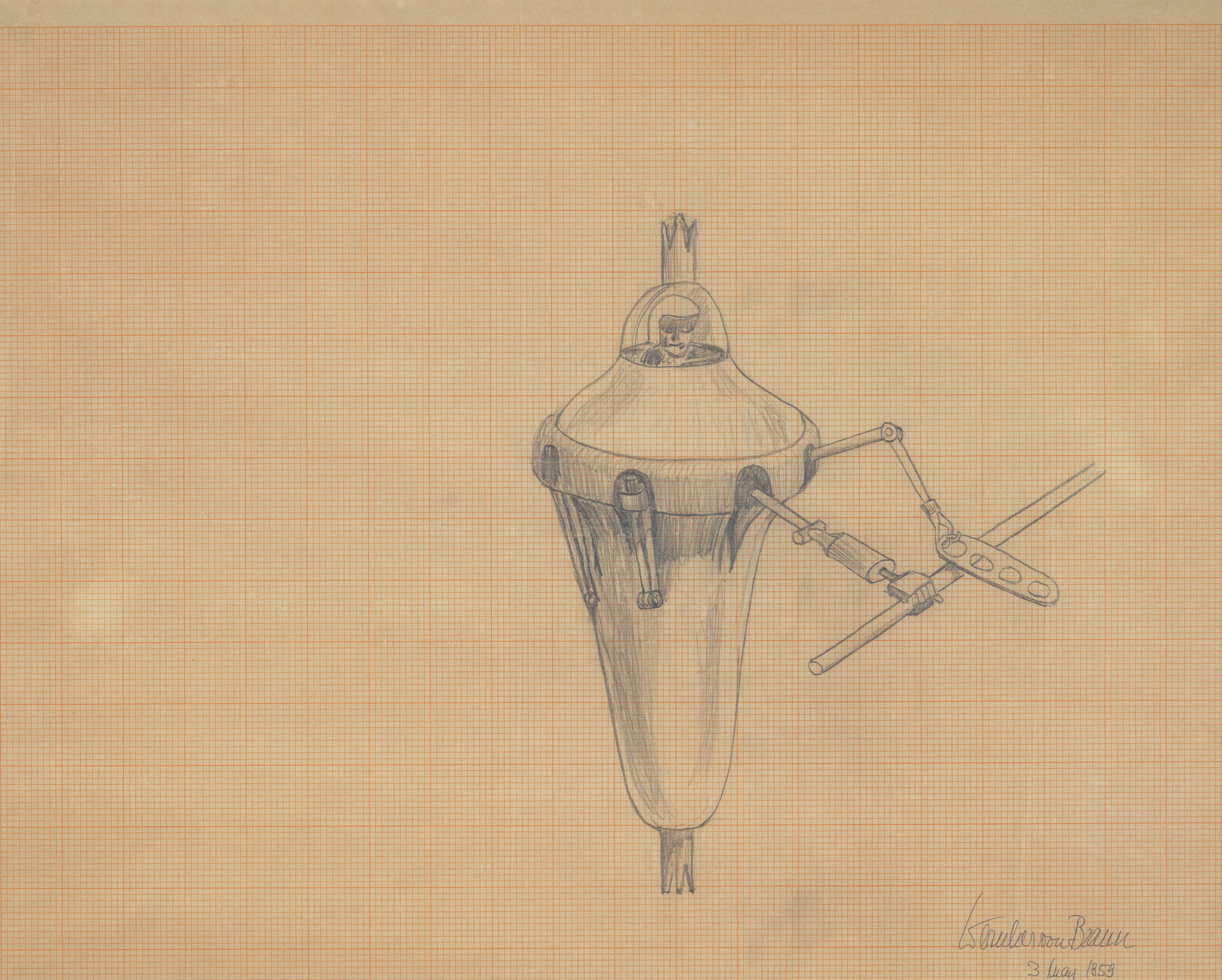 FRED FREEMAN (1907-1988) and WERNHER VON BRAUN (1912-1977) image 7