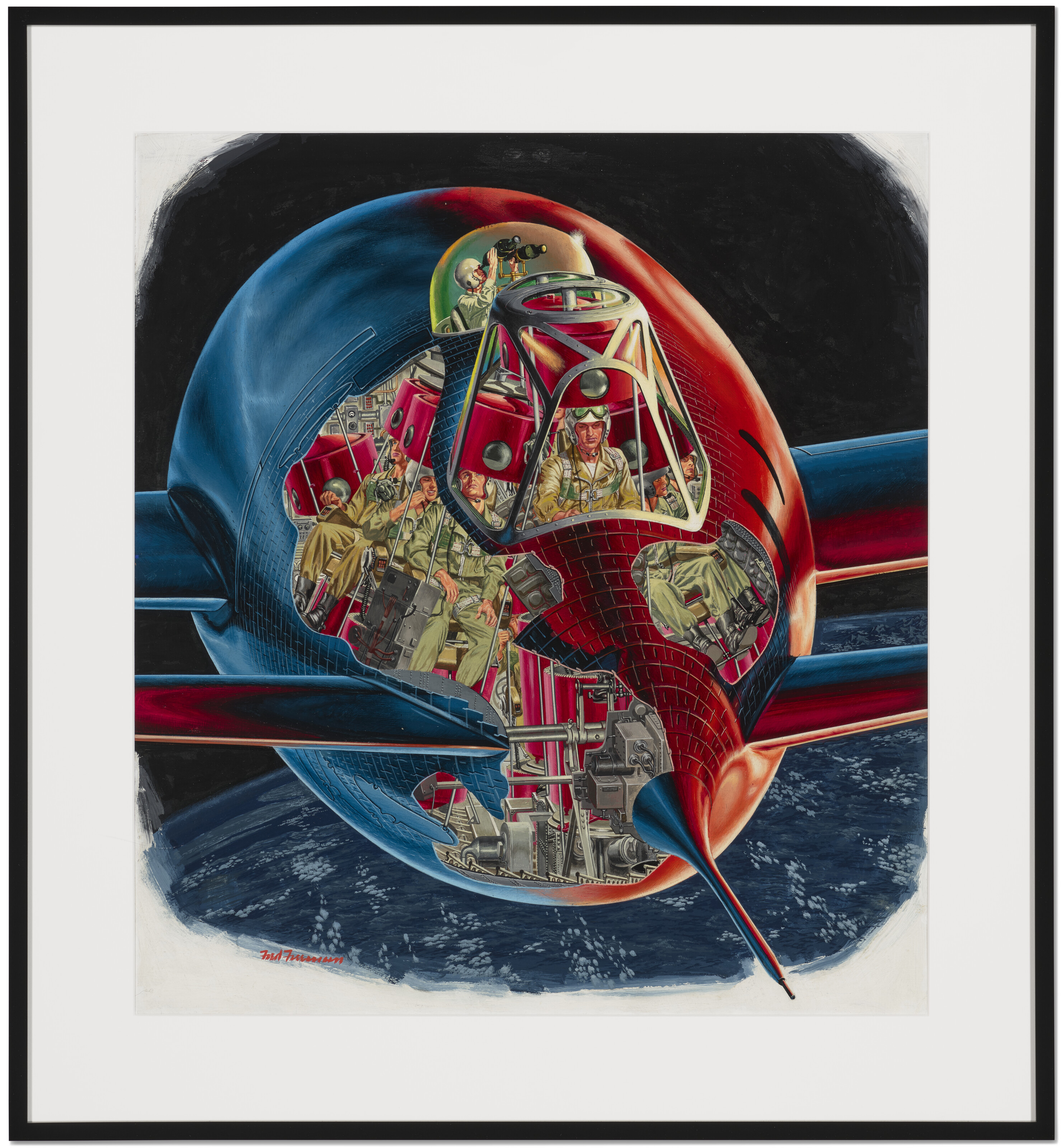 FRED FREEMAN (1907-1988) and WERNHER VON BRAUN (1912-1977) image 14