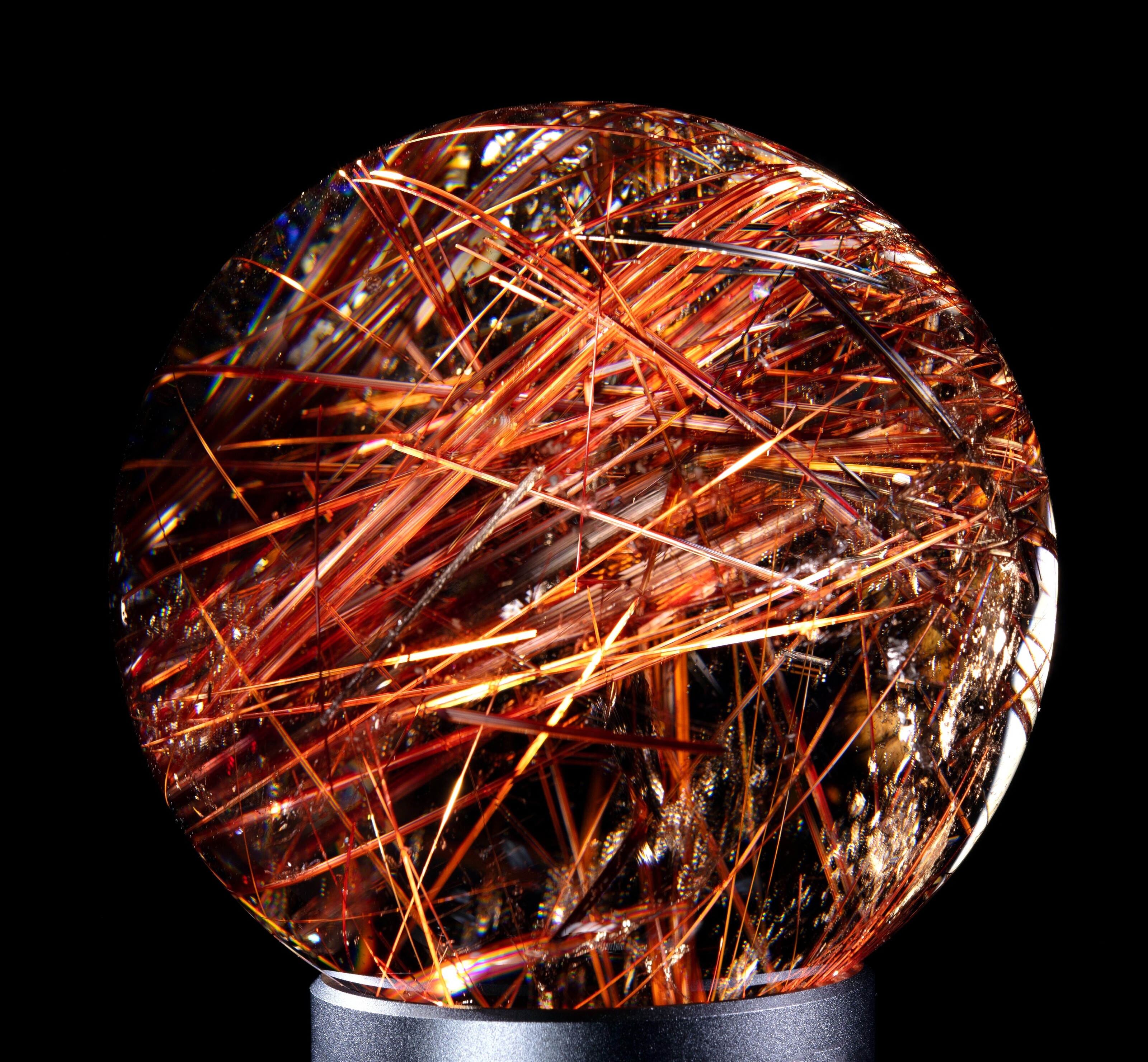 RUTILATED QUARTZ SPHERE