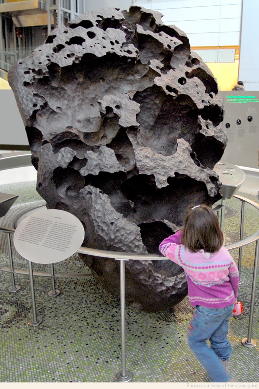 THICK SLAB OF WORLD’S MOST FAMOUS METEORITE — WILLAMETTE image 3