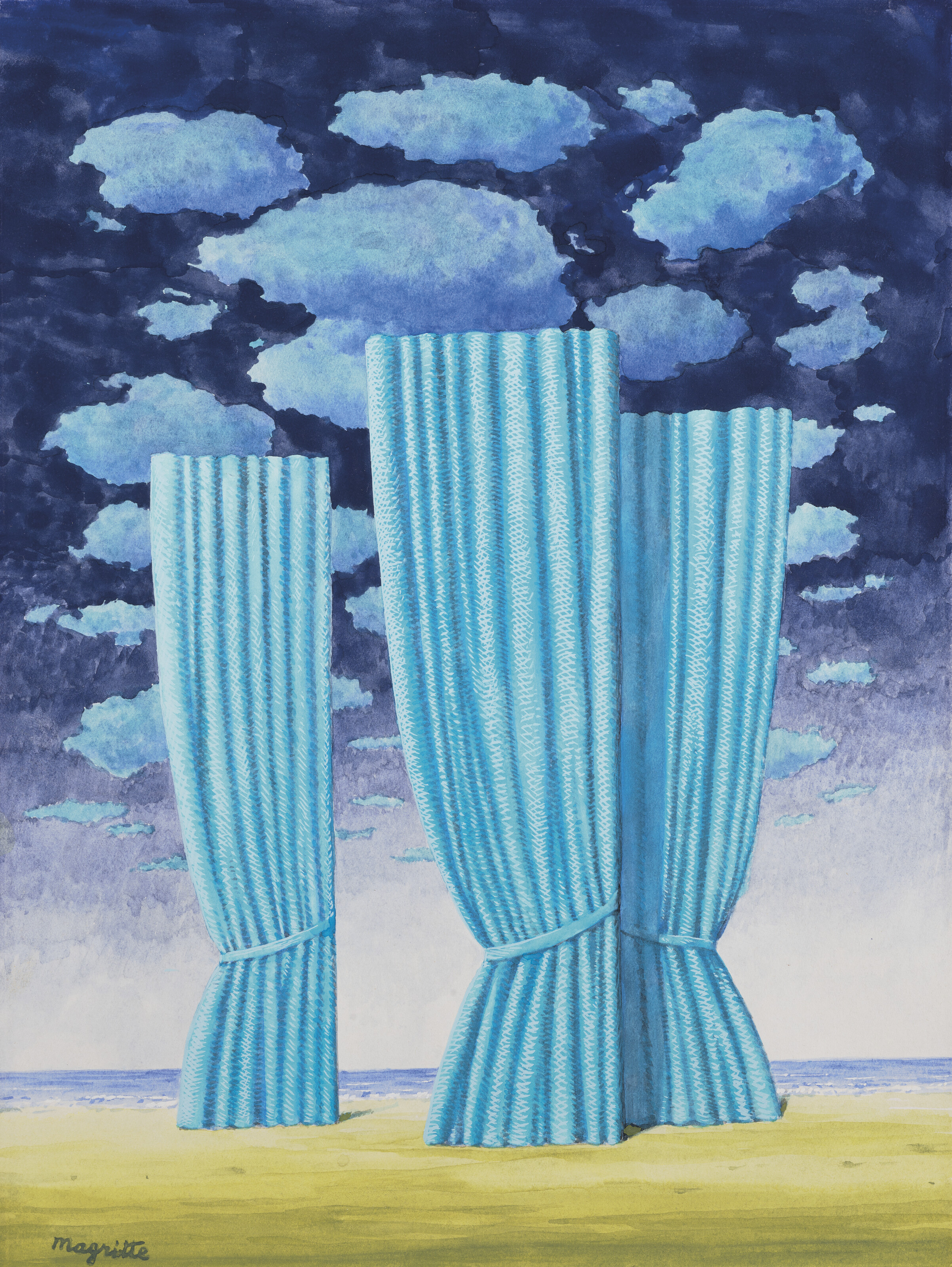 Rene Magritte, La Peine perdue, circa 1965-67, offered in the 20/21 Century Art - Evening Sale on 9 April 2025 at Christie's in Paris