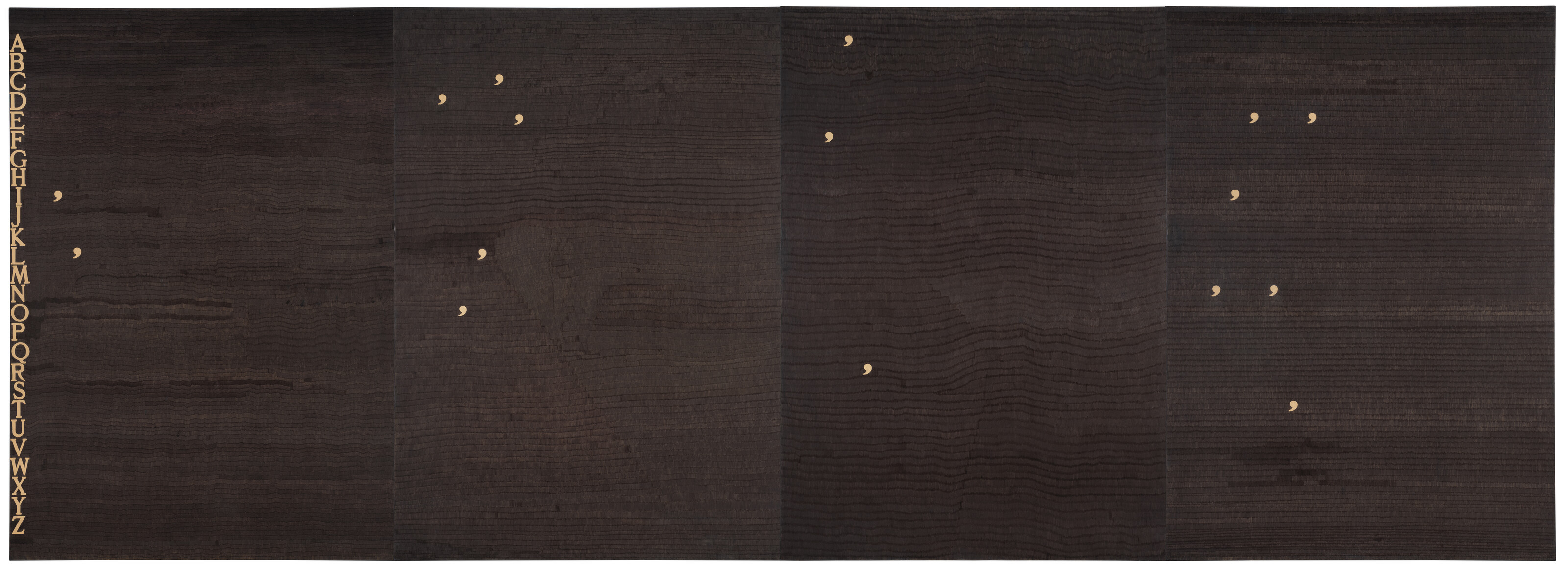 Alighiero Boetti, Il dolce far niente, 1975, offered in the 20/21 Century Art - Evening Sale on 9 April 2025 at Christie's in Paris