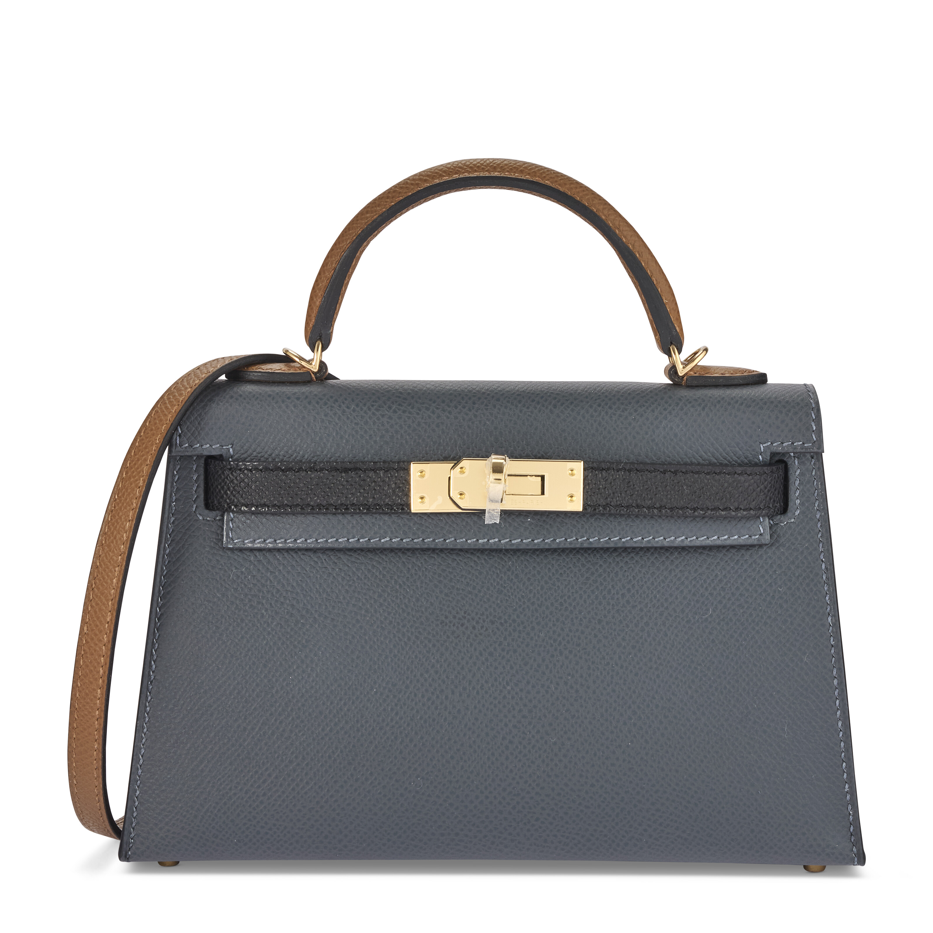 A CUSTOM ÉTAIN TOGO LEATHER HAC BIRKIN 50 WITH BRUSHED PALLADIUM