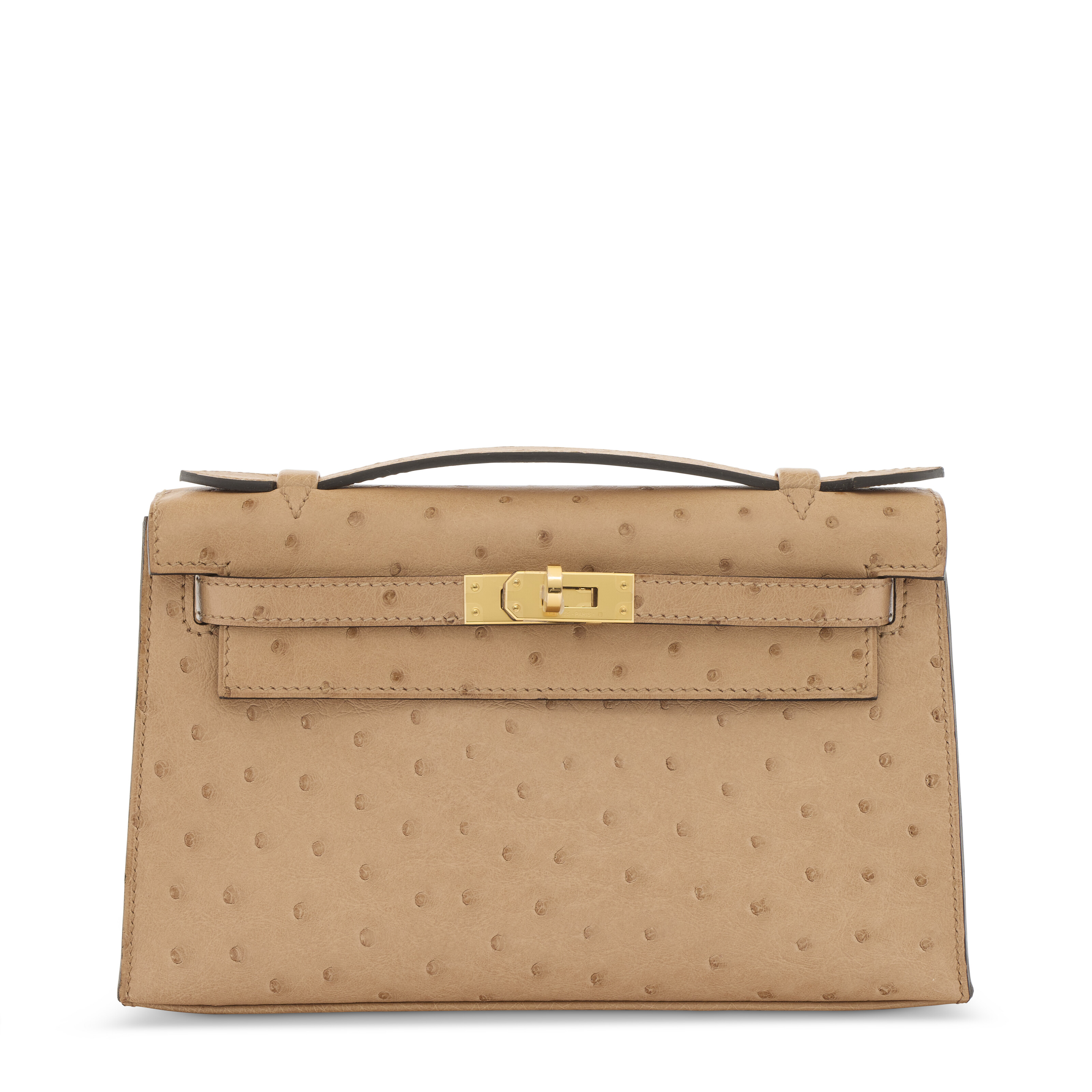 Ostrich Mini Kelly Pochette Price A CHAI OSTRICH KELLY POCHETTE