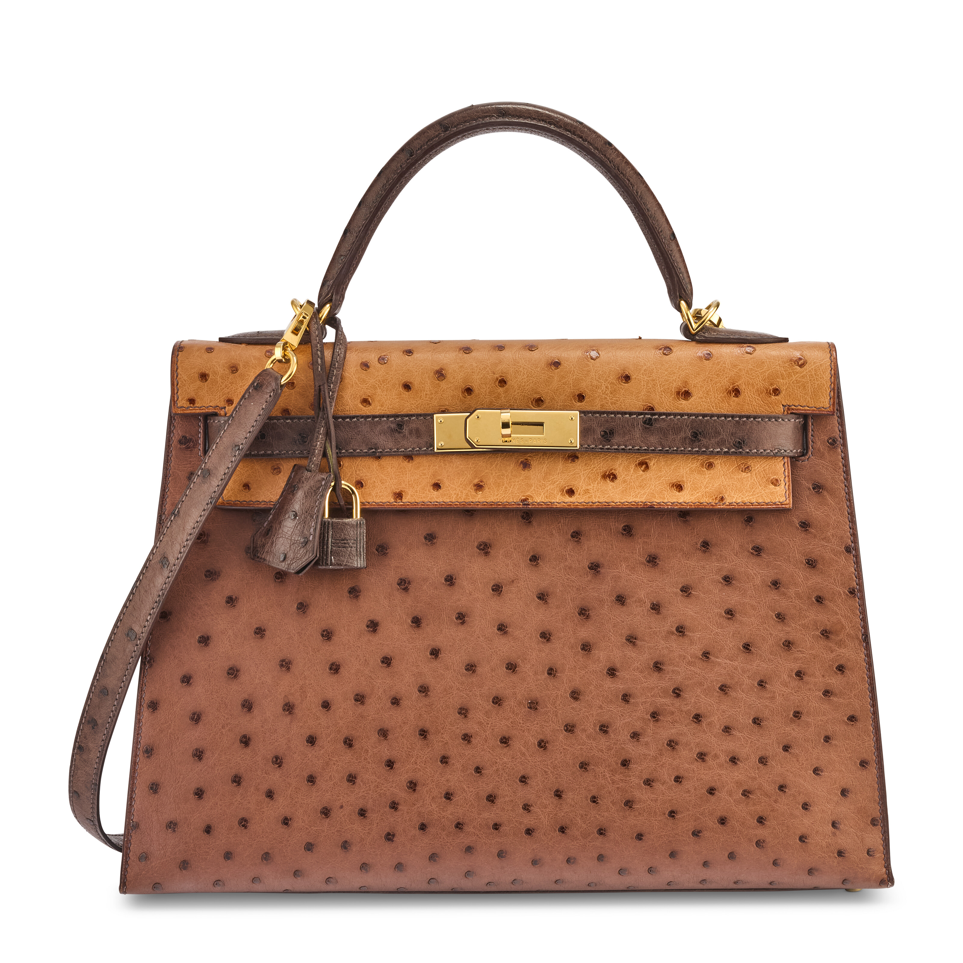 A LIMITED EDITION TABAC CAMEL SHINY NILOTICUS CROCODILE & TOGO