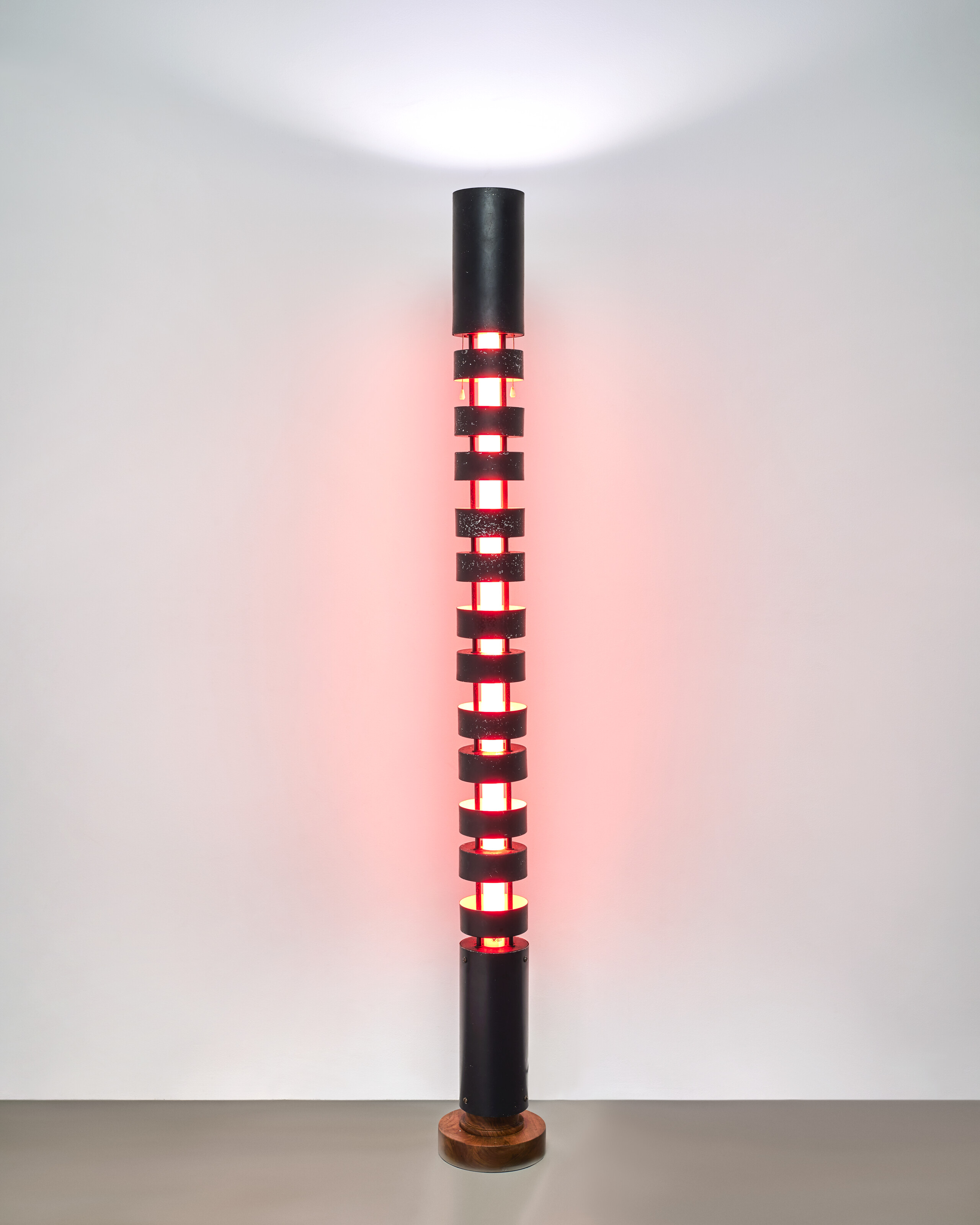 Serge Mouille, Grand Totem floor lamp, circa 1962, offered in Design on 21 May 2025 at Christie's in Paris