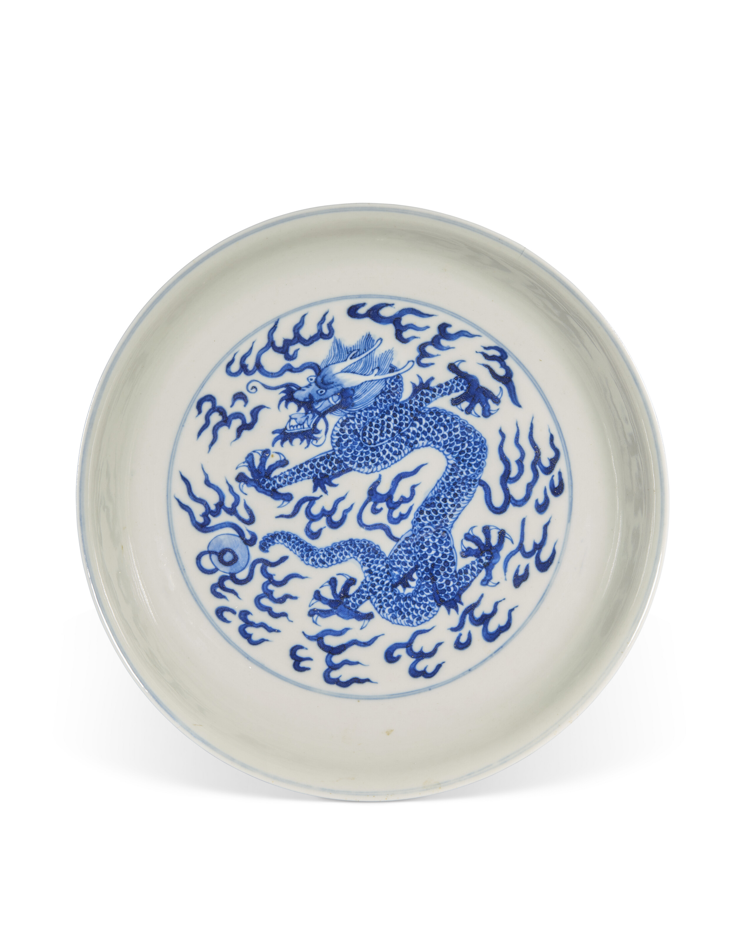 清康熙青花人物风景纹花觚, CHINA, QING DYNASTY, KANGXI PERIOD (1662