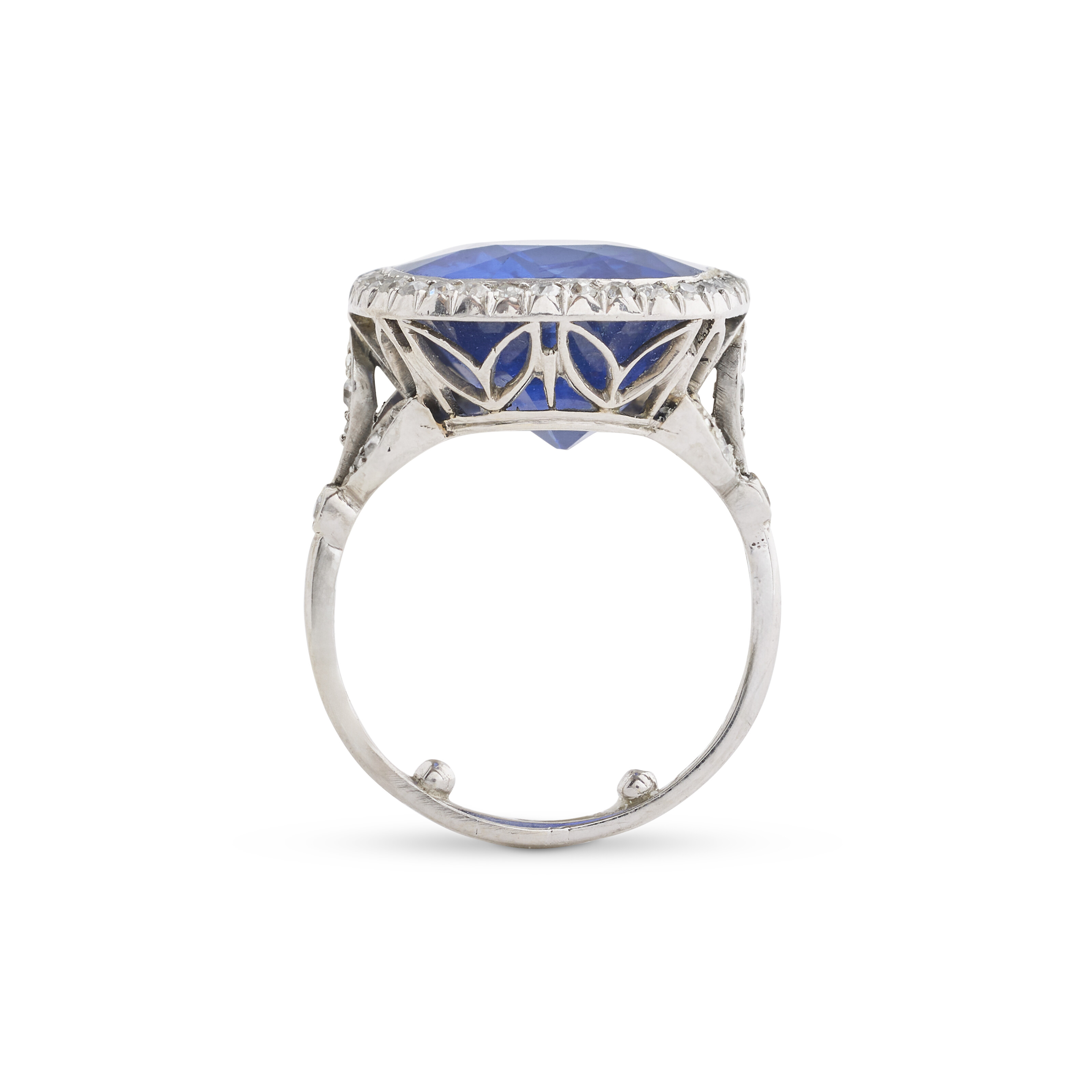 BAGUE SAPHIR ET DIAMANTS image 3