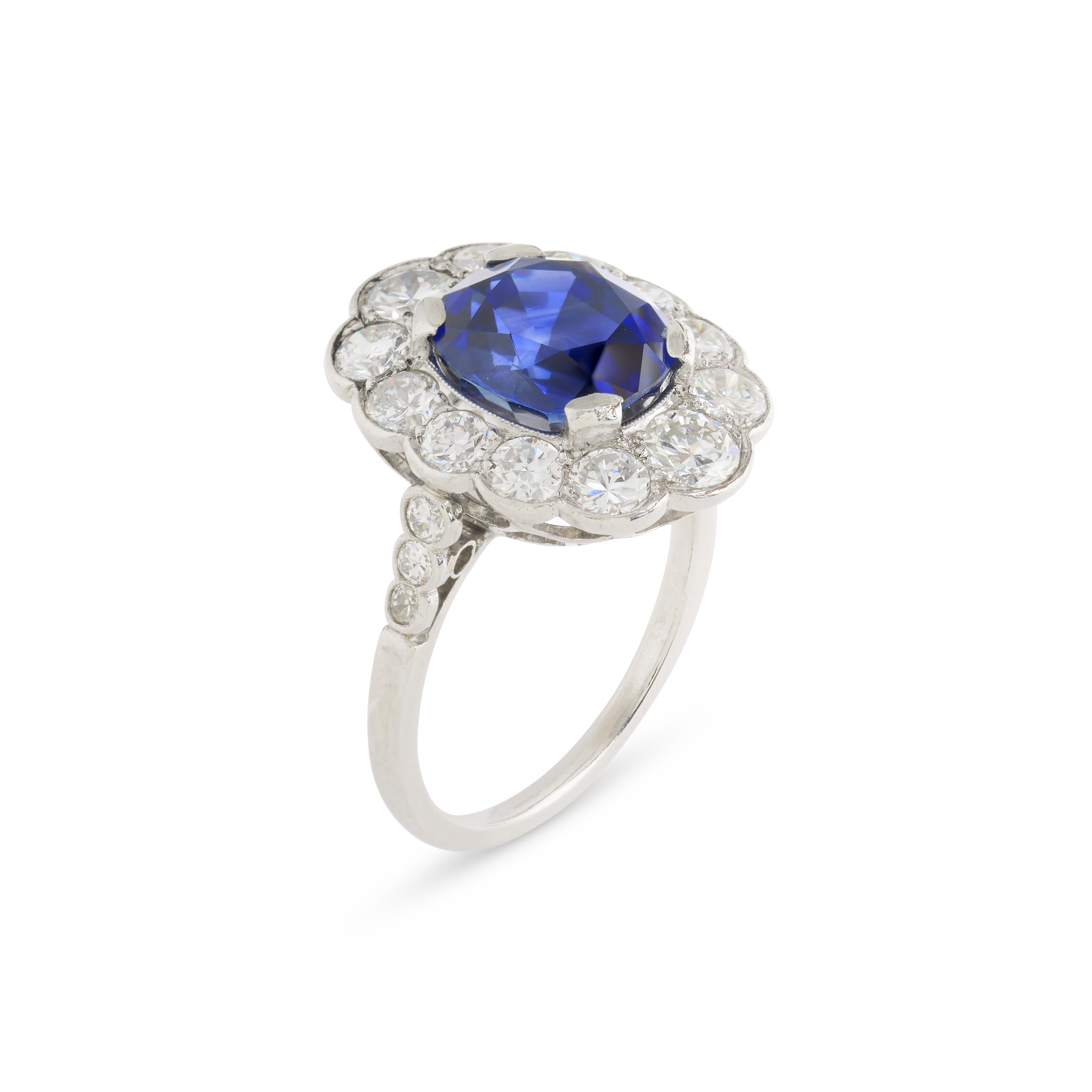 BAGUE SAPHIR ET DIAMANTS image 2