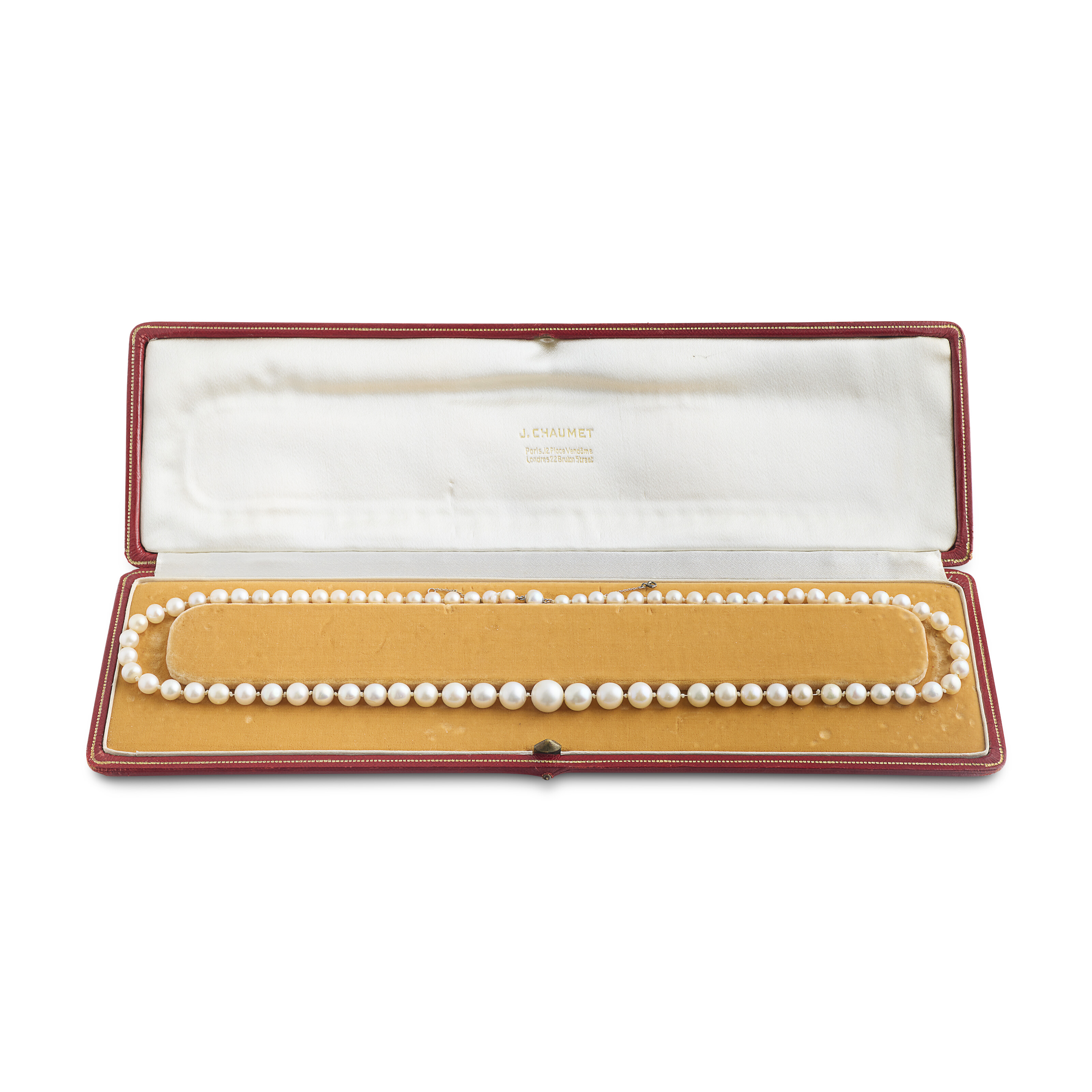 CHAUMET COLLIER PERLES FINES ET PERLE DE CULTURE