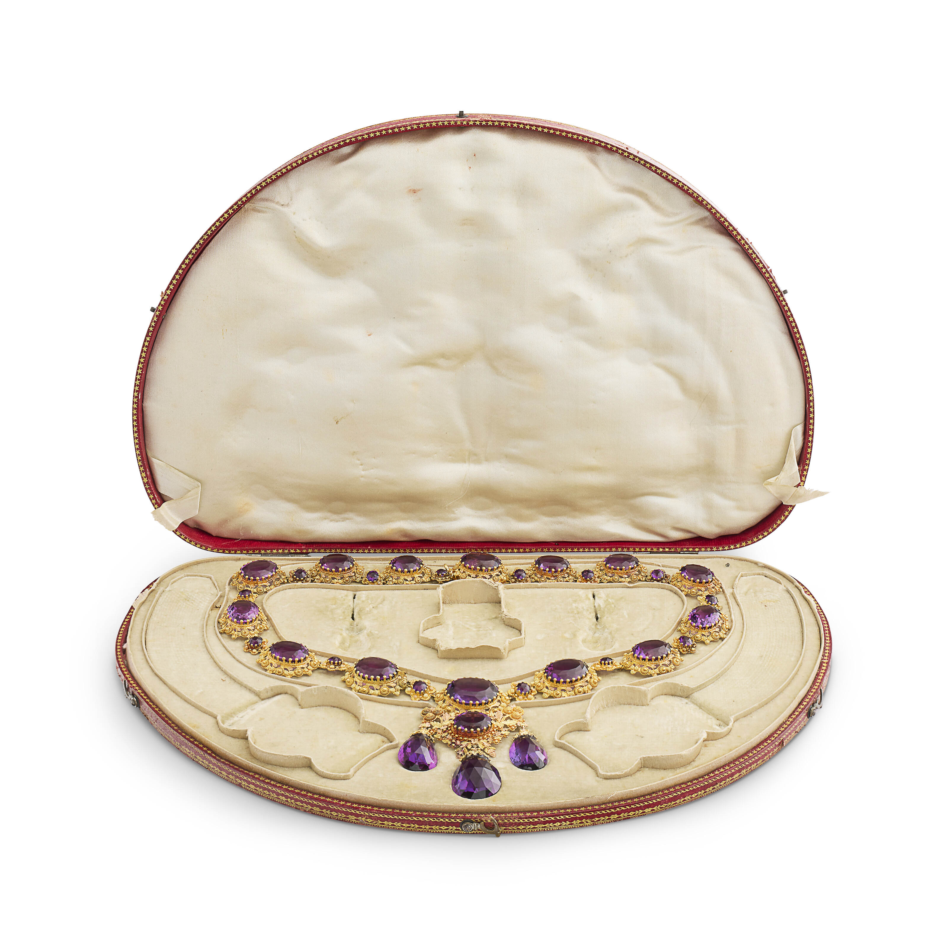 DEMI-PARURE TRANSFORMABLE AMÉTHYSTES, MILIEU DU XIXe SIÈCLE image 2