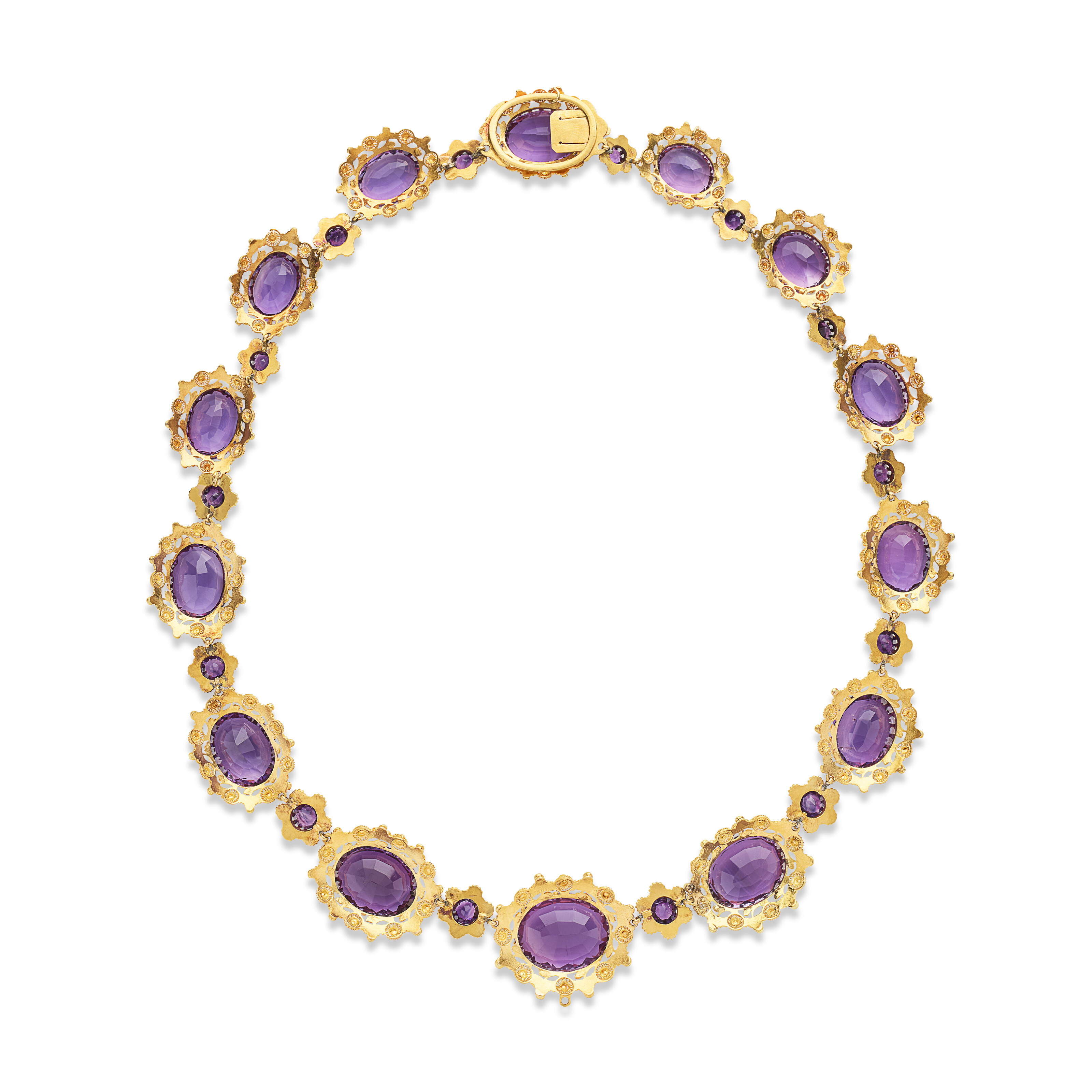 DEMI-PARURE TRANSFORMABLE AMÉTHYSTES, MILIEU DU XIXe SIÈCLE image 7