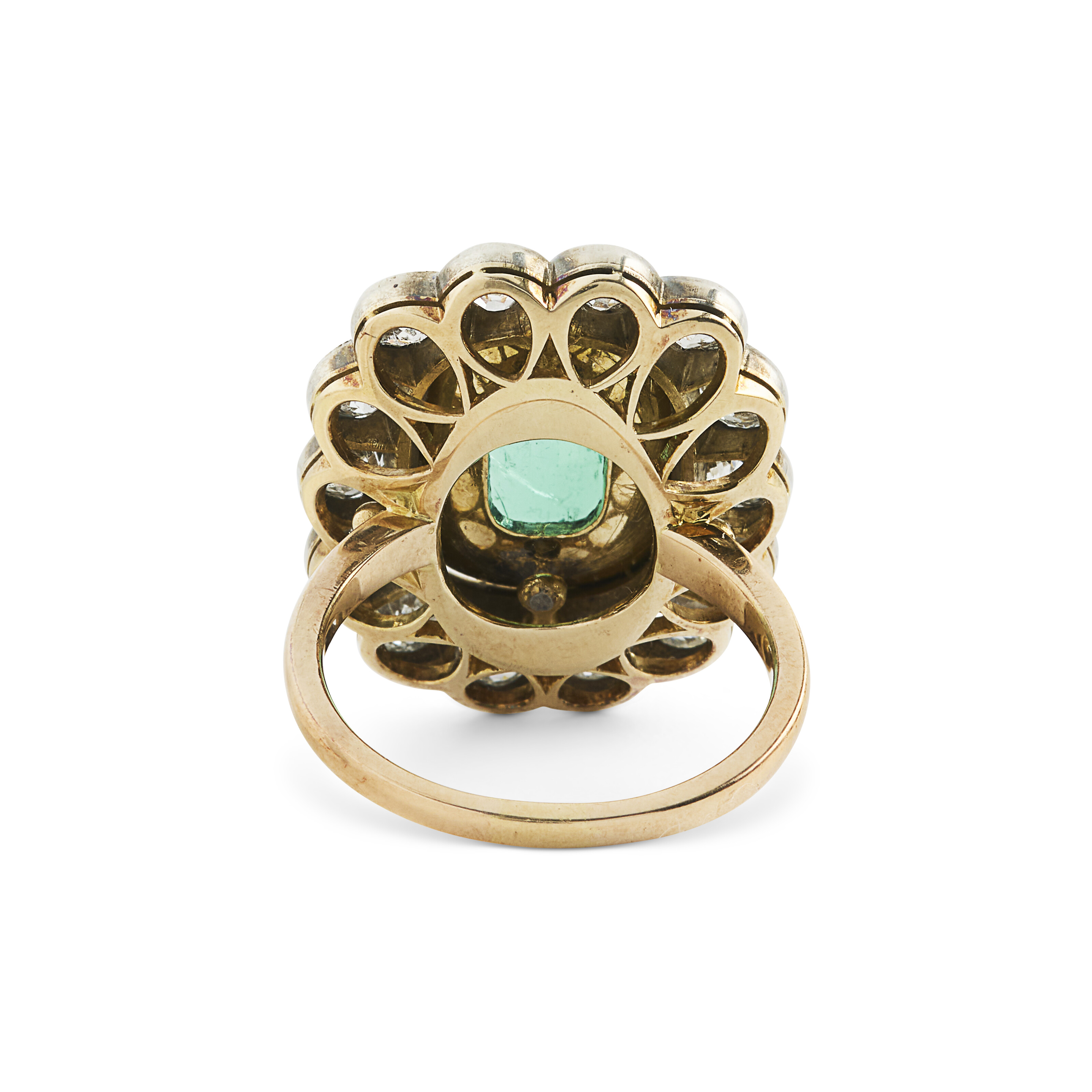 NO RESERVE - BAGUE ÉMERAUDE ET DIAMANTS image 4