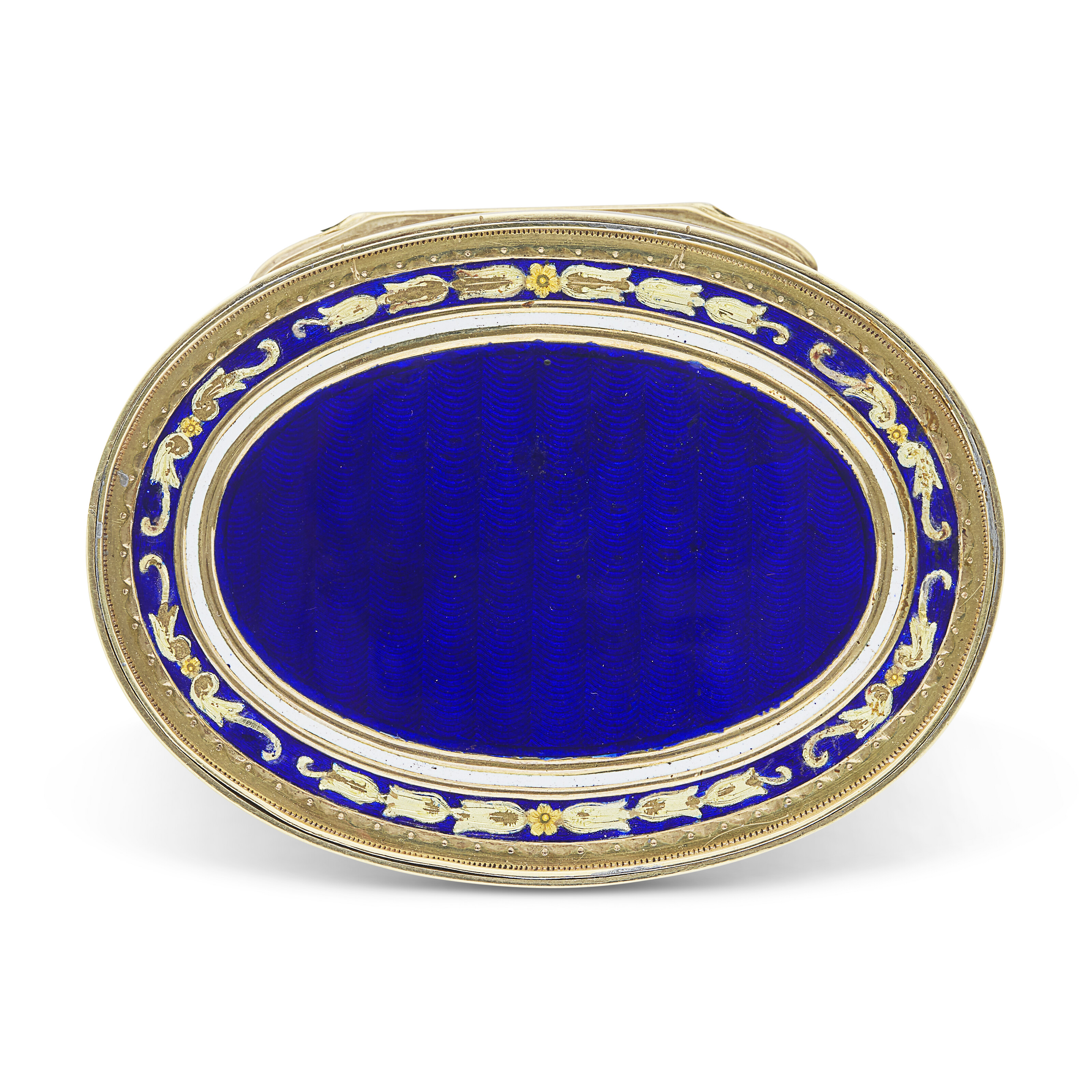 HAHN, MAITRE OUVRIER ALEXANDER TREIDEN TABATIÈRE DE PRÉSENTATION ÉMAIL ET DIAMANTS image 4