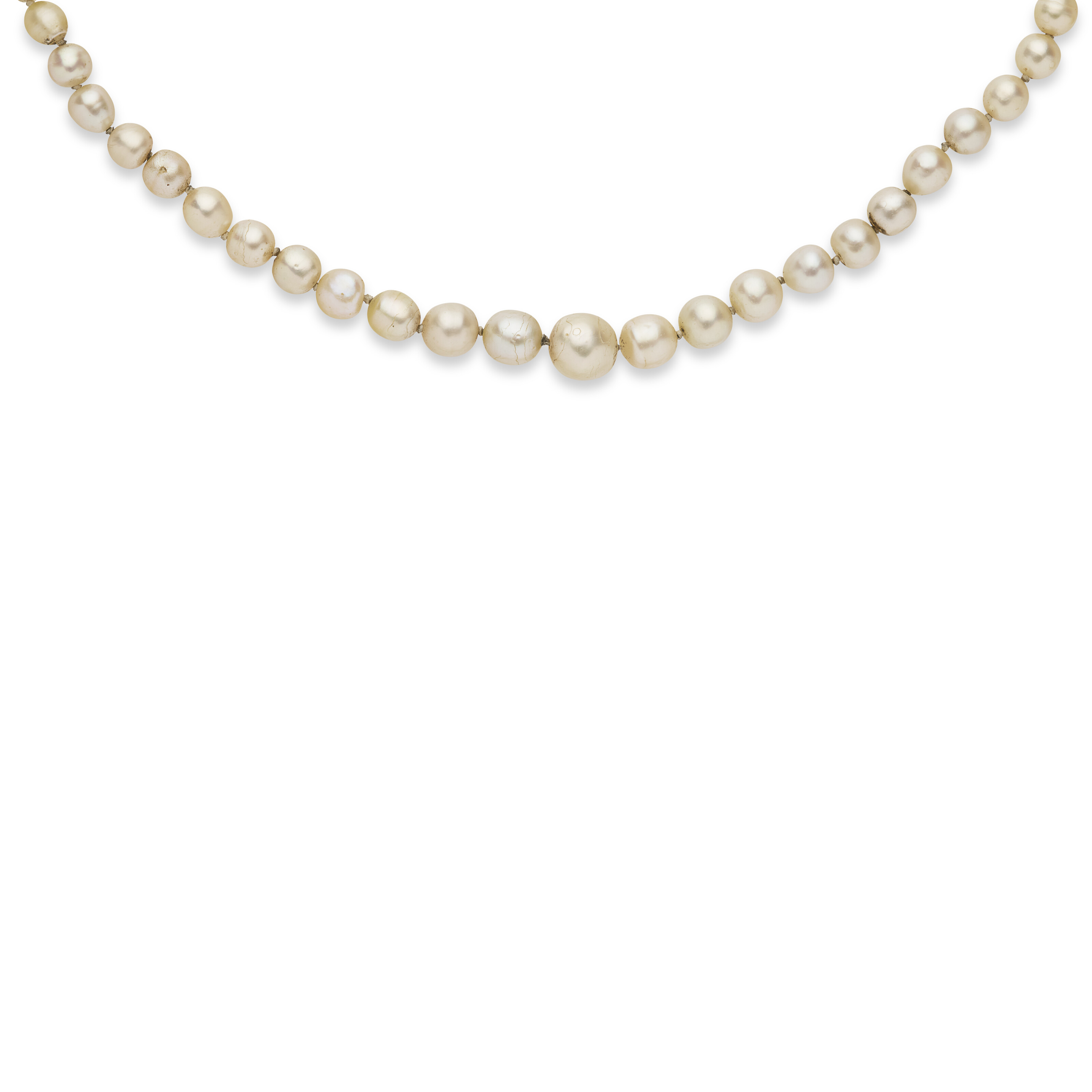 COLLIER PERLES FINES ET DIAMANTS image 2