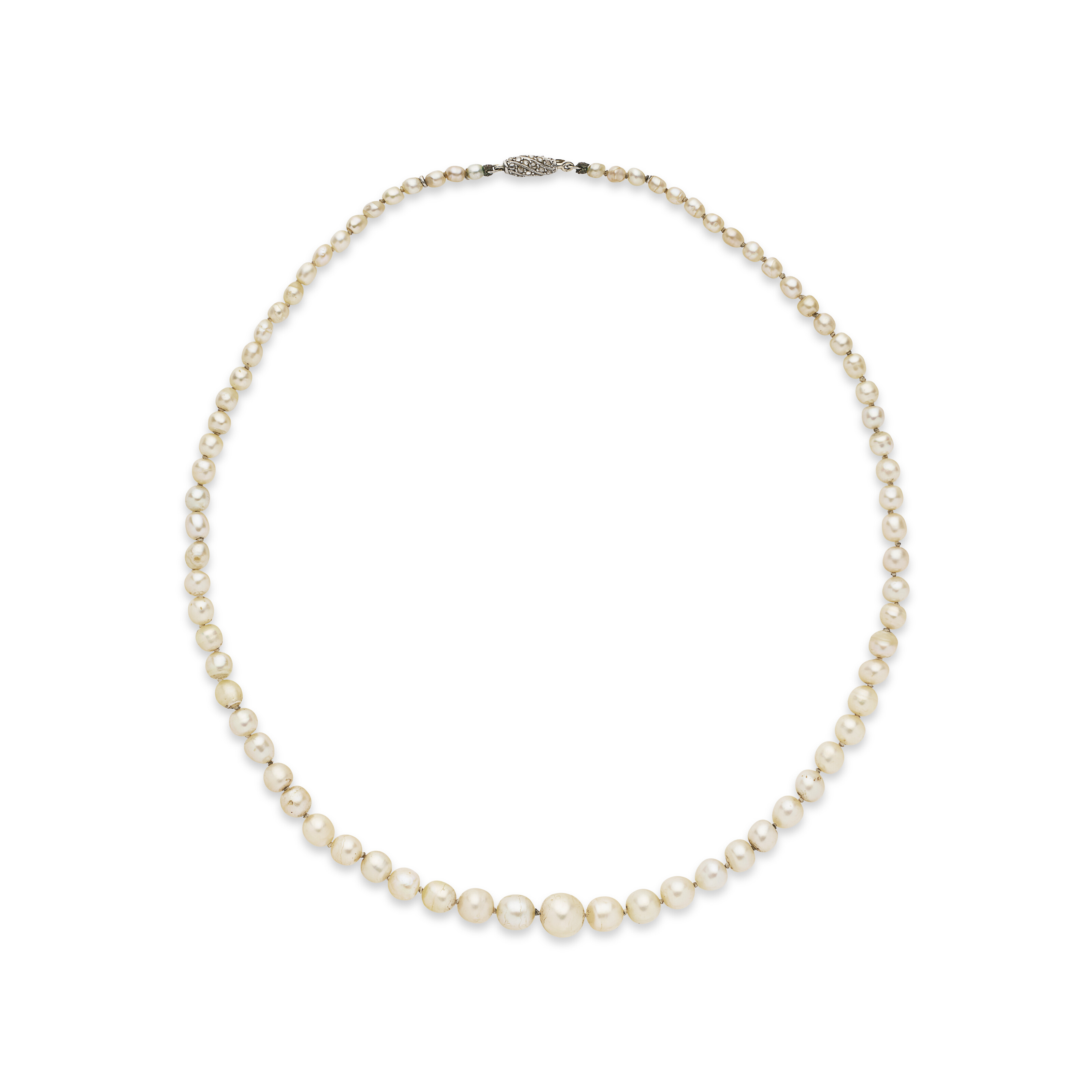 COLLIER PERLES FINES ET DIAMANTS image 3