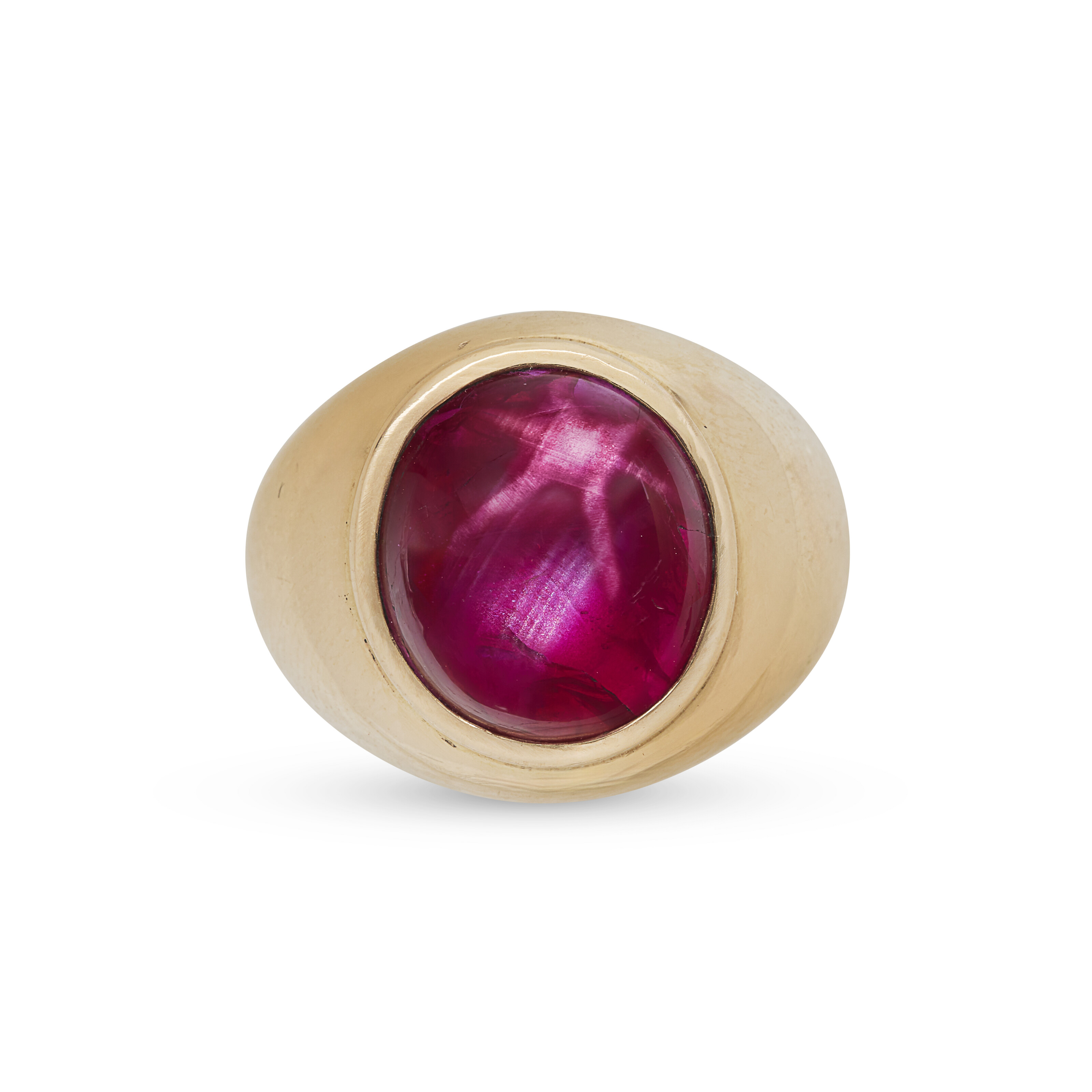 BAGUE RUBIS ÉTOILÉ