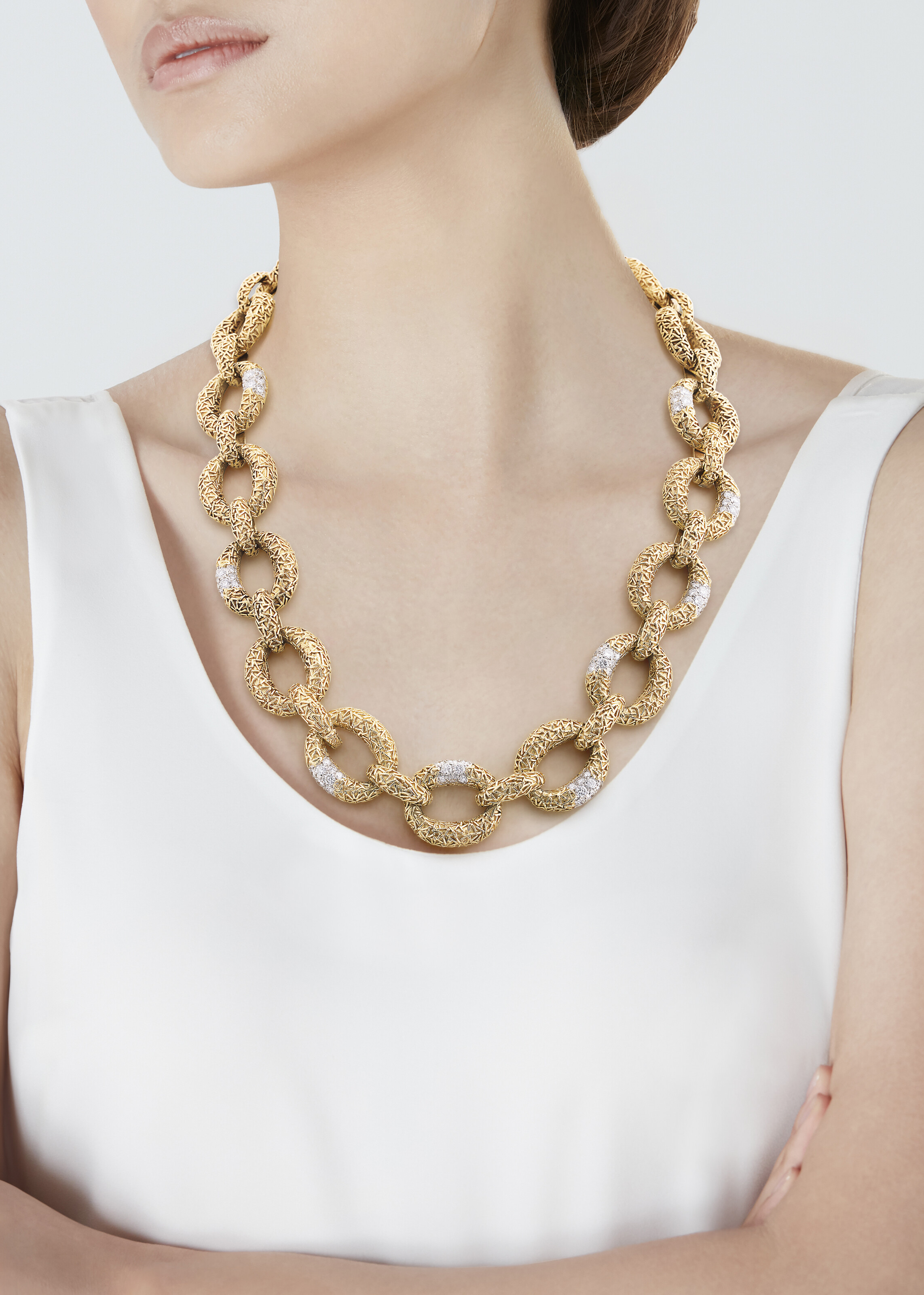 VAN CLEEF & ARPELS DEMI-PARURE TRANSFORMABLE DIAMANTS 'CHEVALERIE' image 13