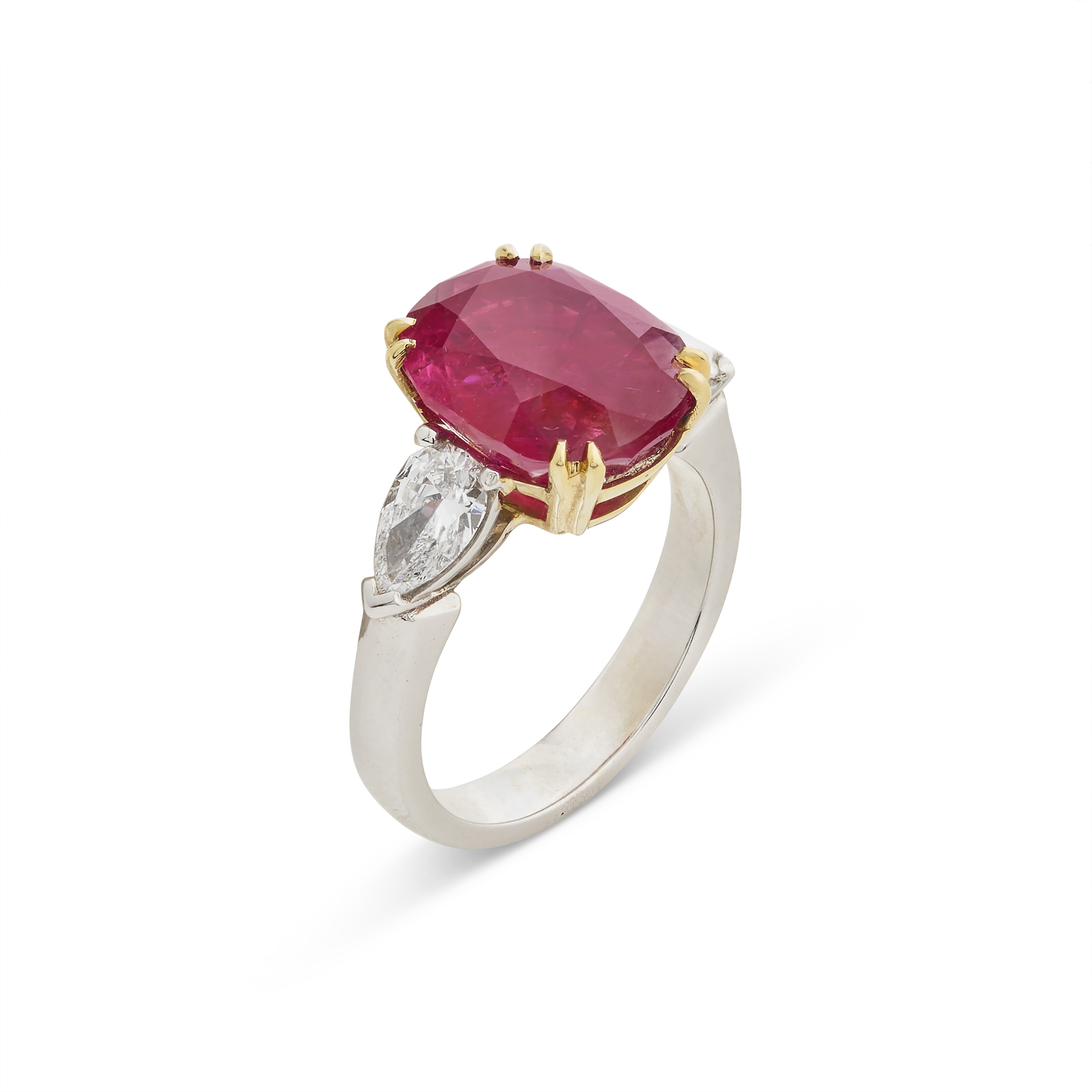 BAGUE RUBIS ET DIAMANTS image 2