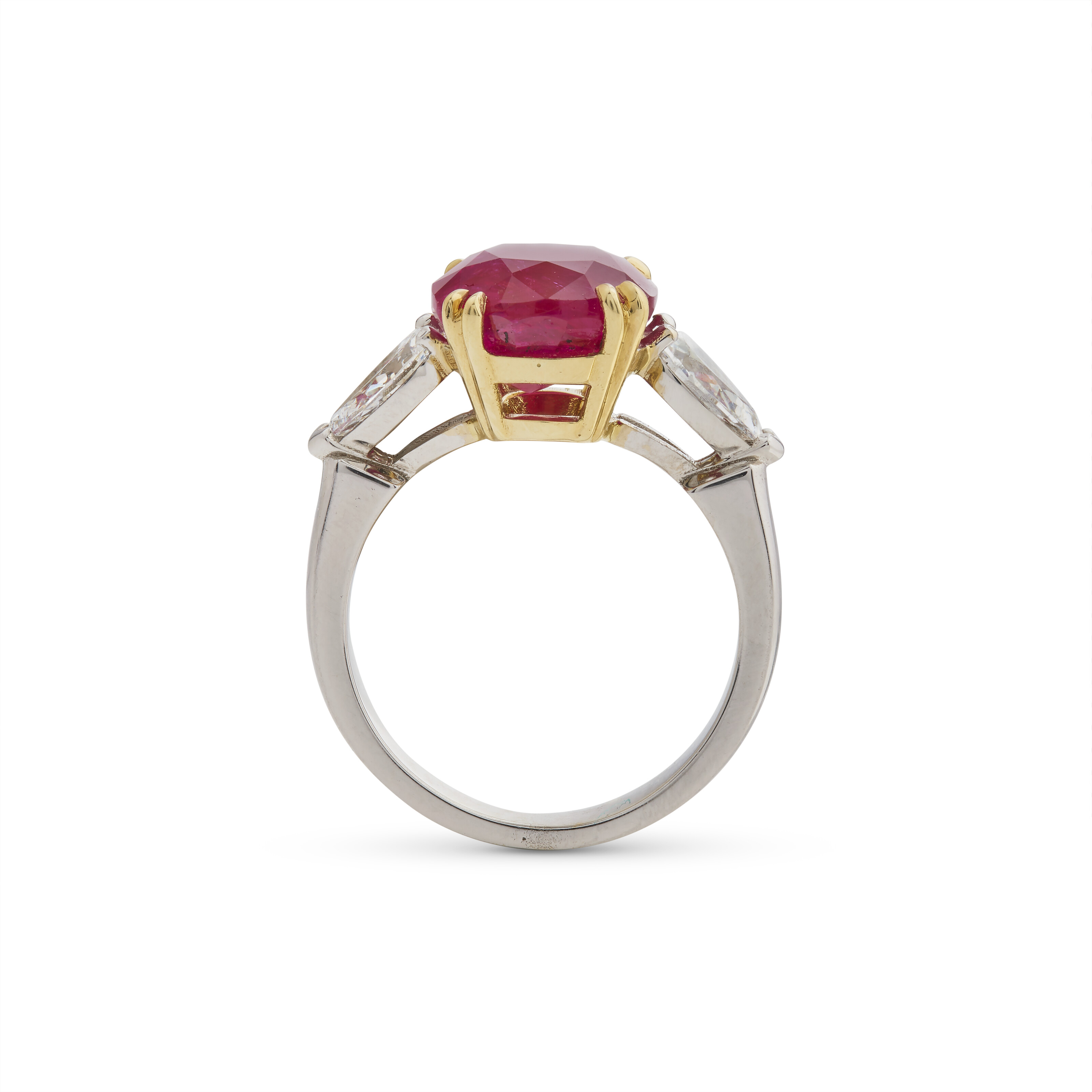 BAGUE RUBIS ET DIAMANTS image 3