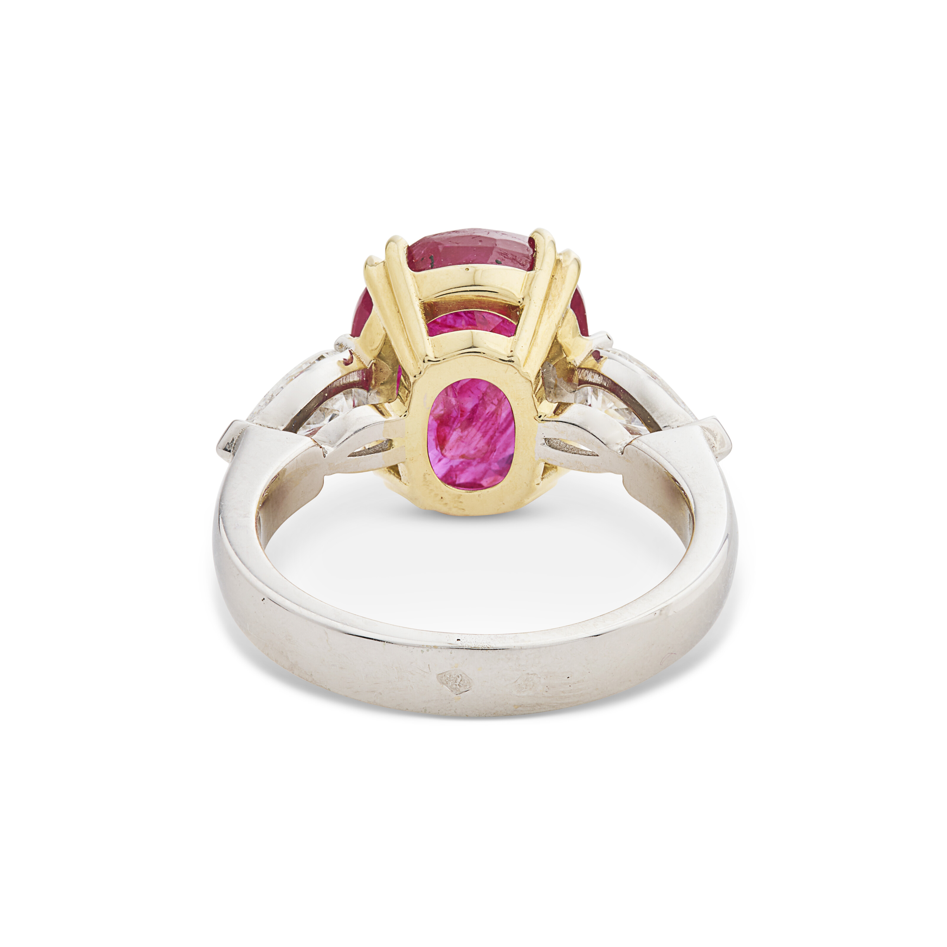 BAGUE RUBIS ET DIAMANTS image 4