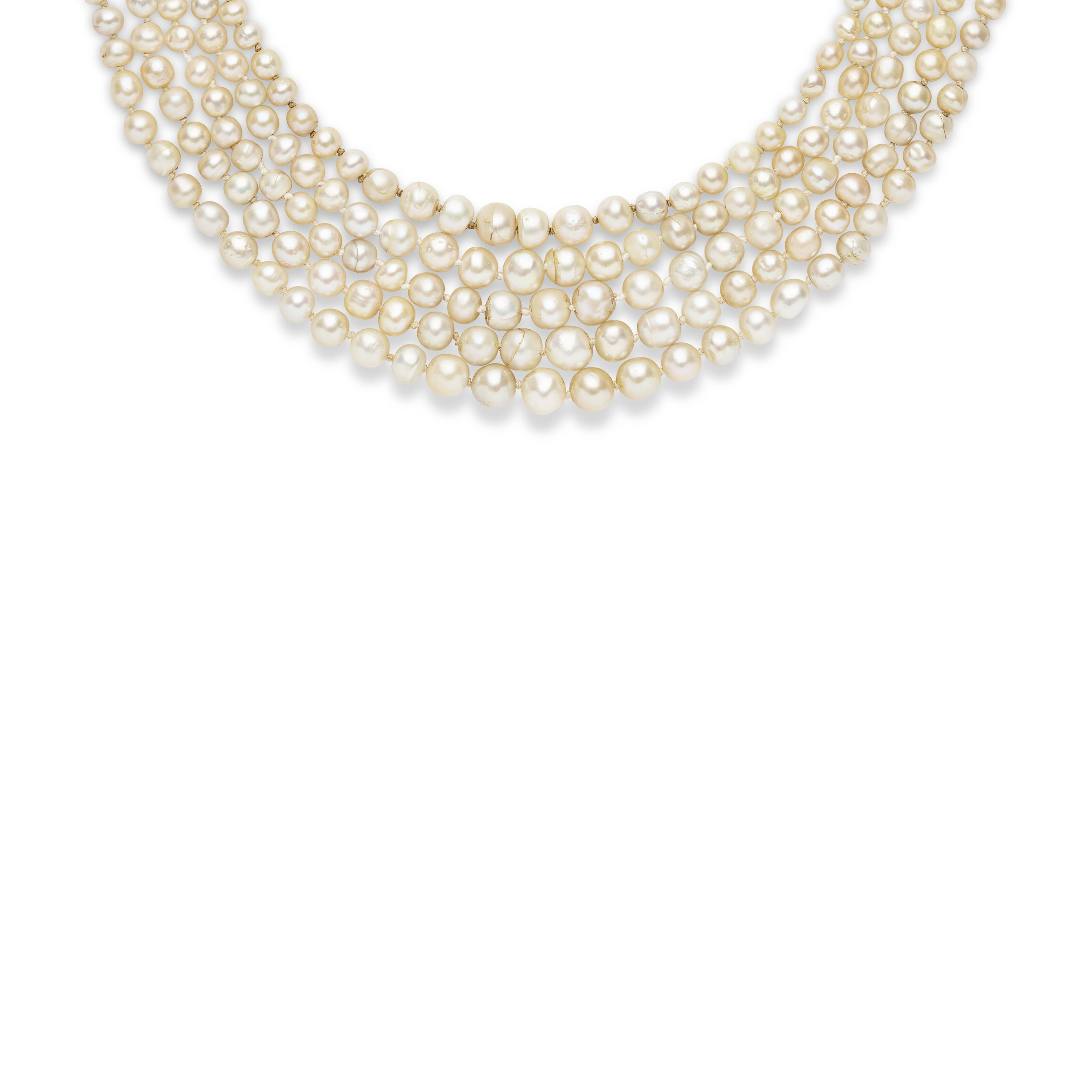 COLLIER PERLES FINES ET DIAMANTS image 3