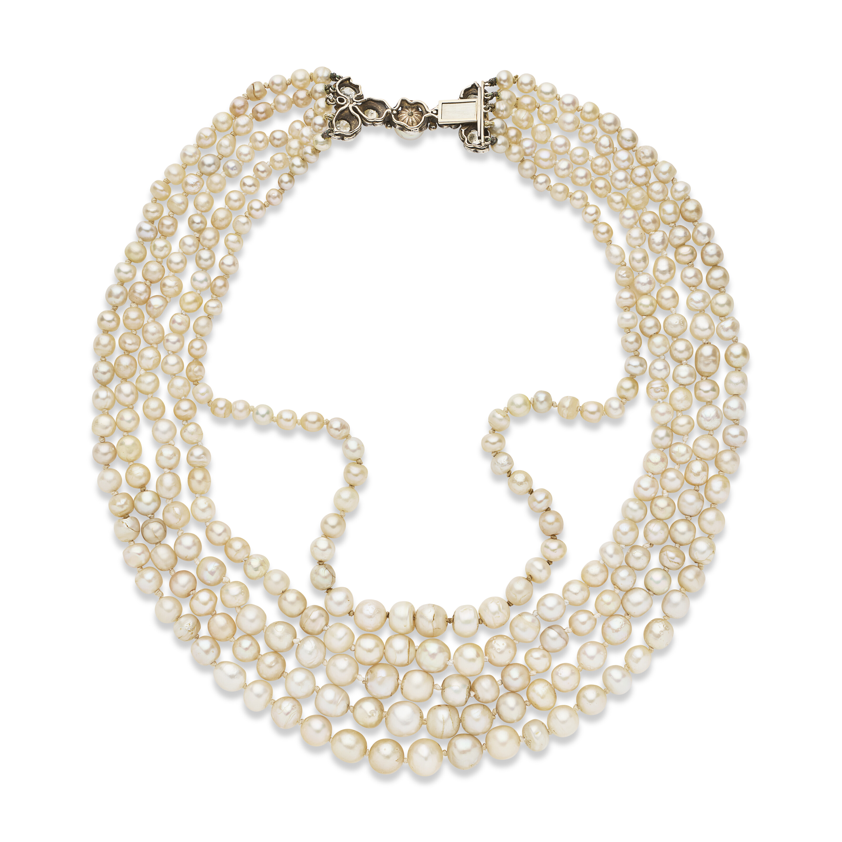 COLLIER PERLES FINES ET DIAMANTS image 4