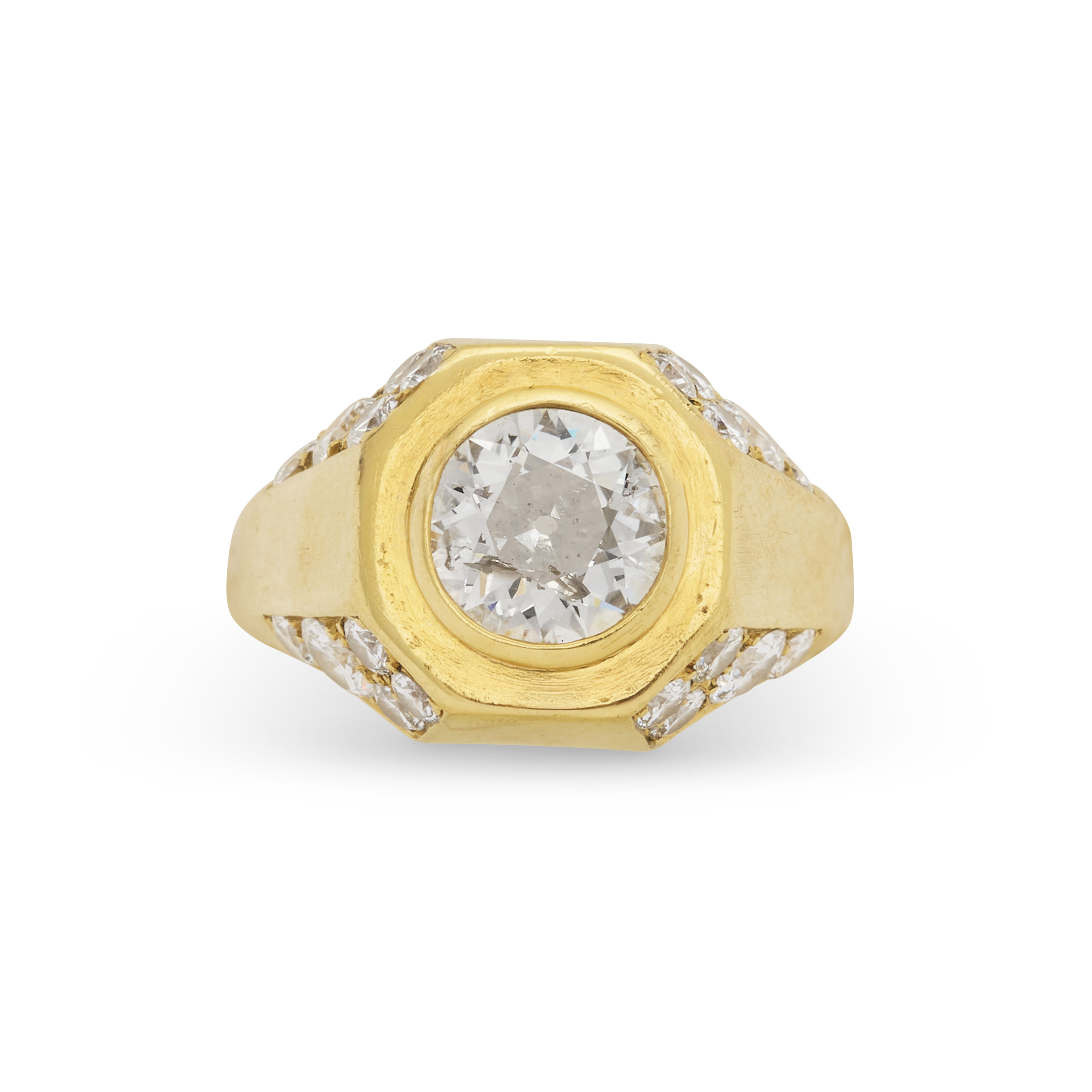 NO RESERVE - BULGARI BAGUE DIAMANTS