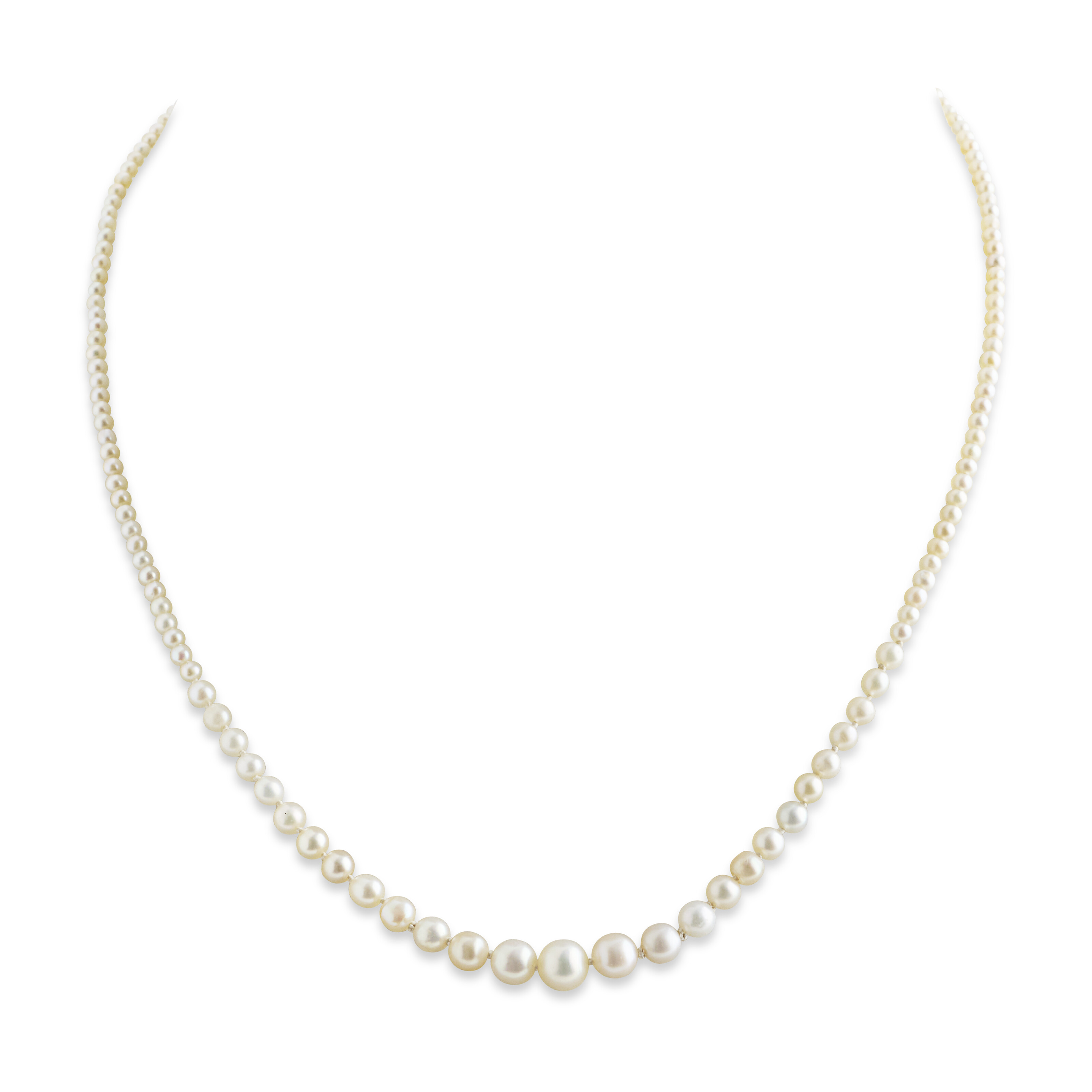 DEUX COLLIERS PERLES FINES image 2