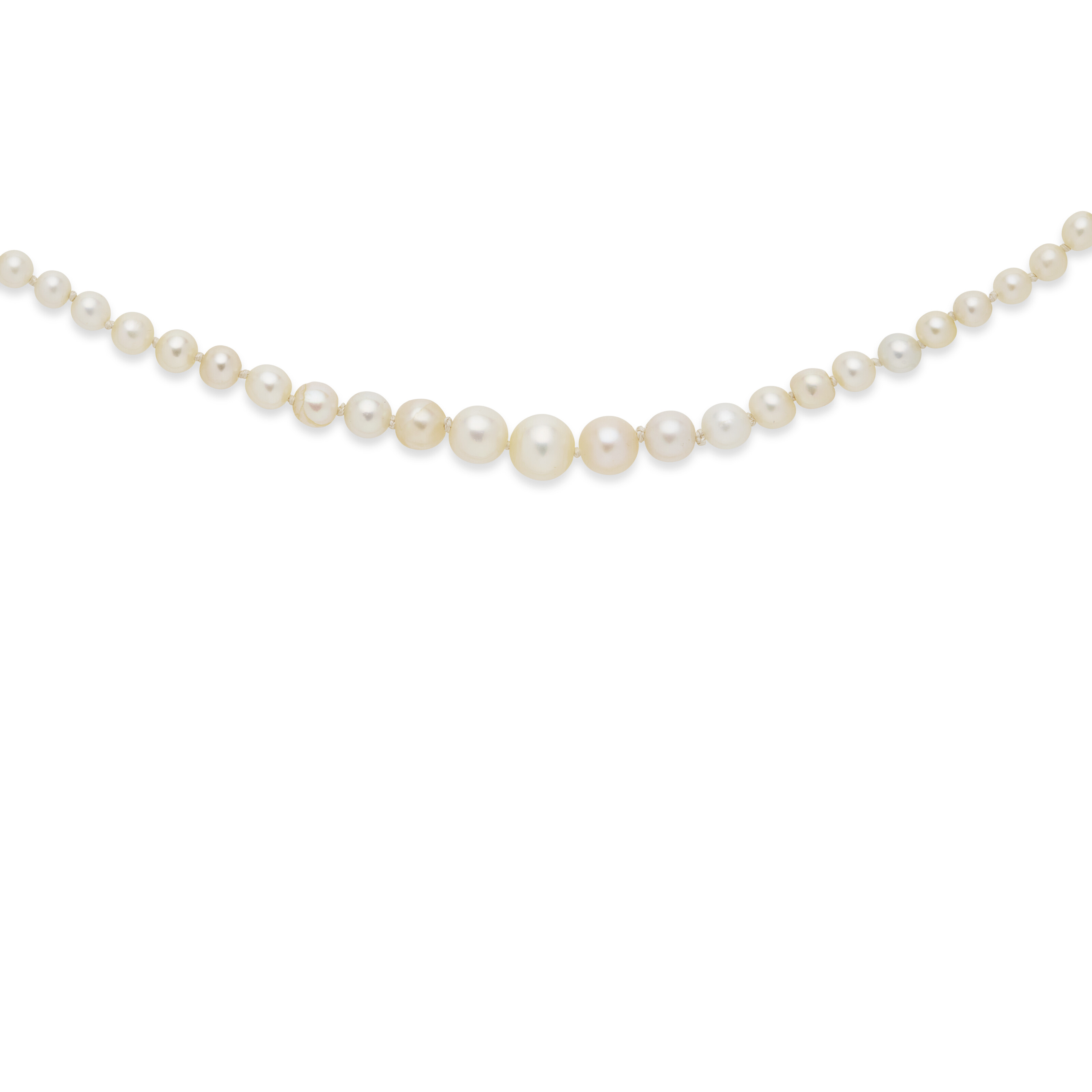 DEUX COLLIERS PERLES FINES image 3