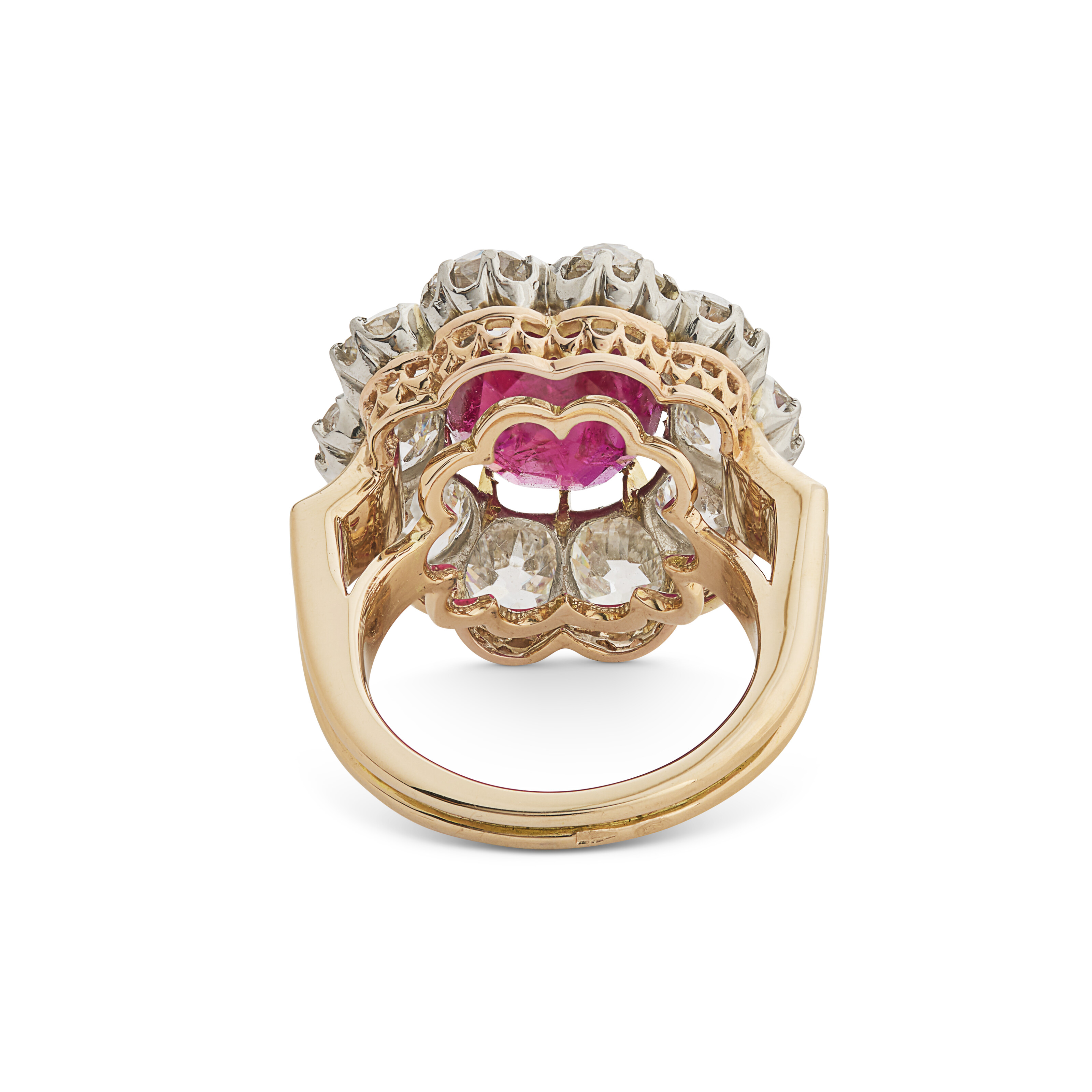 BAGUE RUBIS ET DIAMANTS image 3