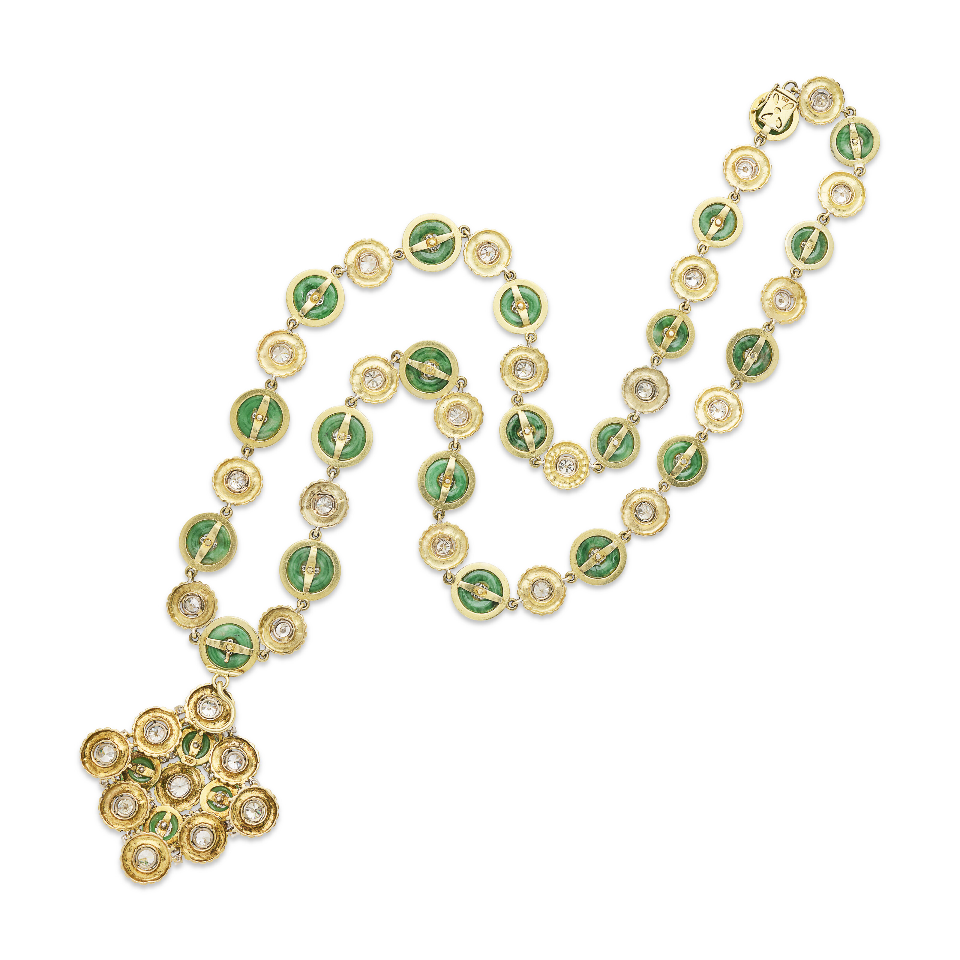 SAUTOIR TRANSFORMABLE JADE JADÉITE ET DIAMANTS image 5