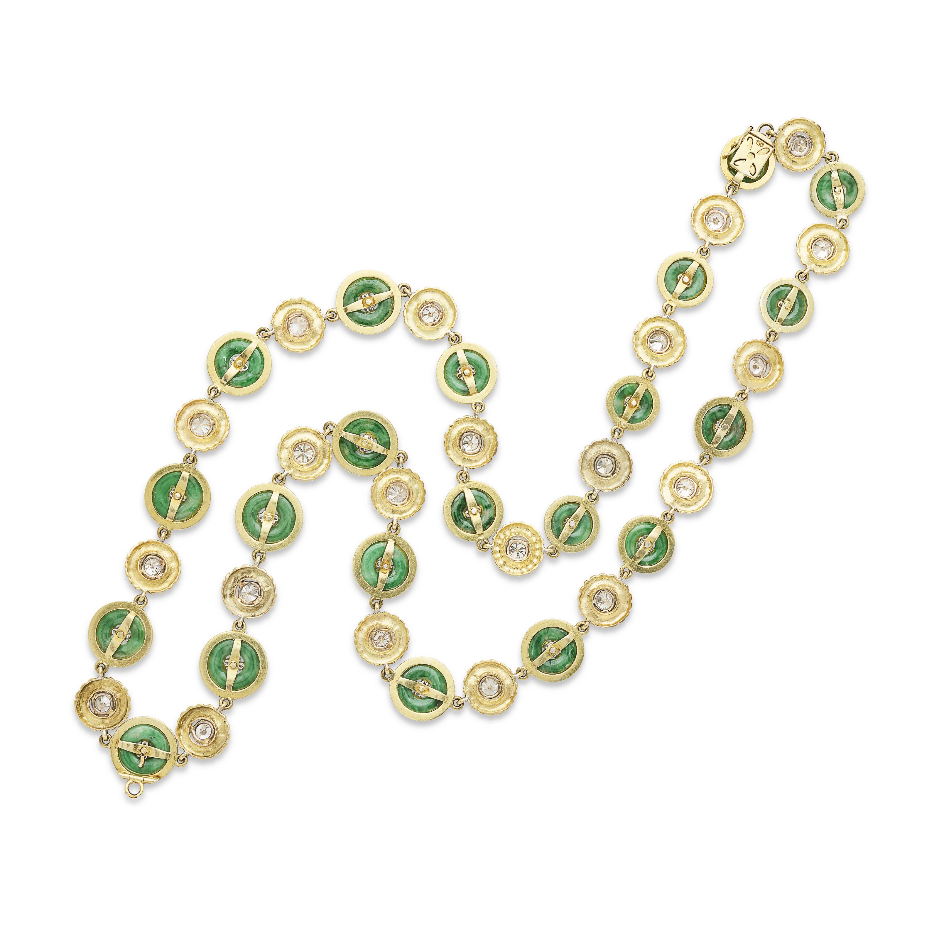 SAUTOIR TRANSFORMABLE JADE JADÉITE ET DIAMANTS image 6