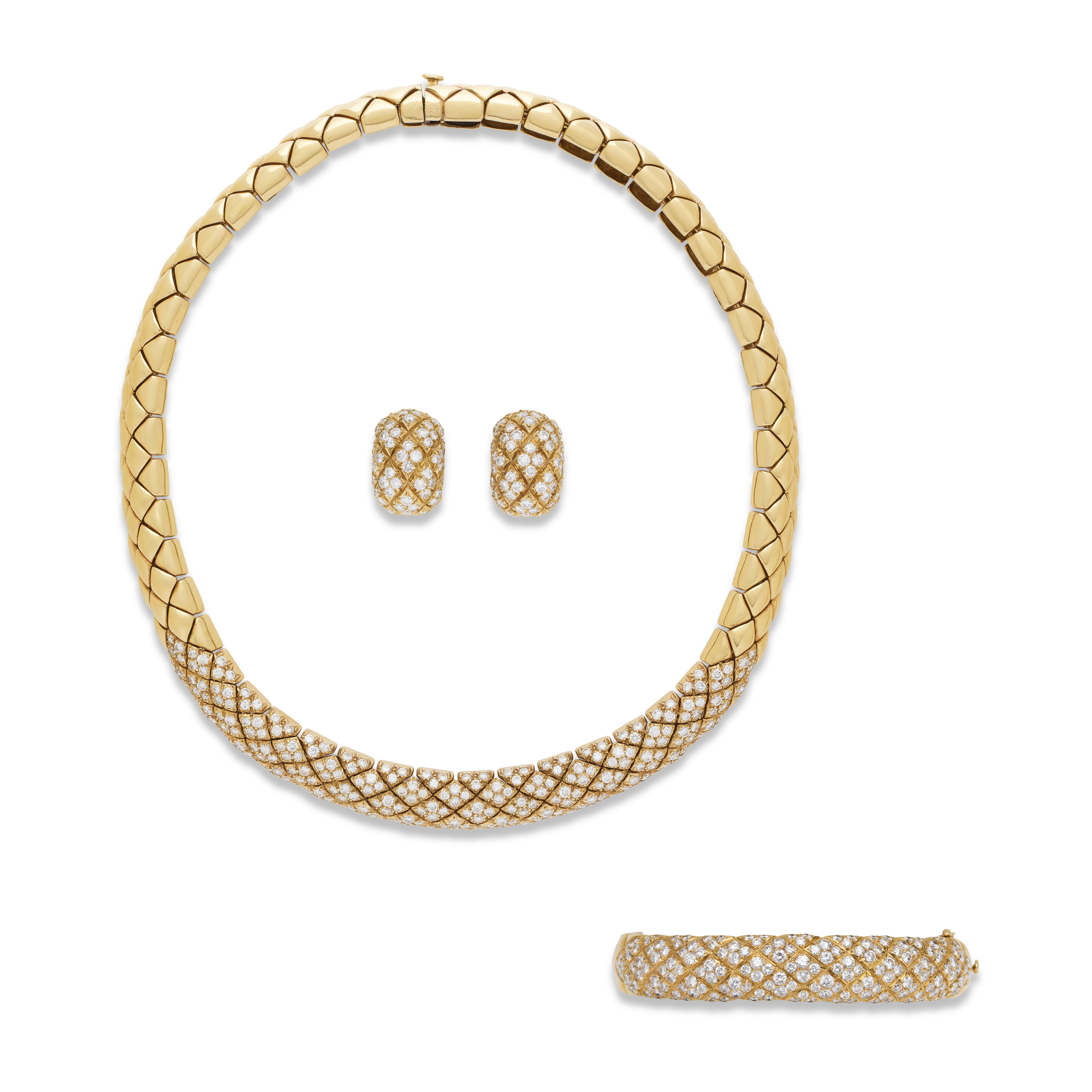 VAN CLEEF & ARPELS PARURE DIAMANTS