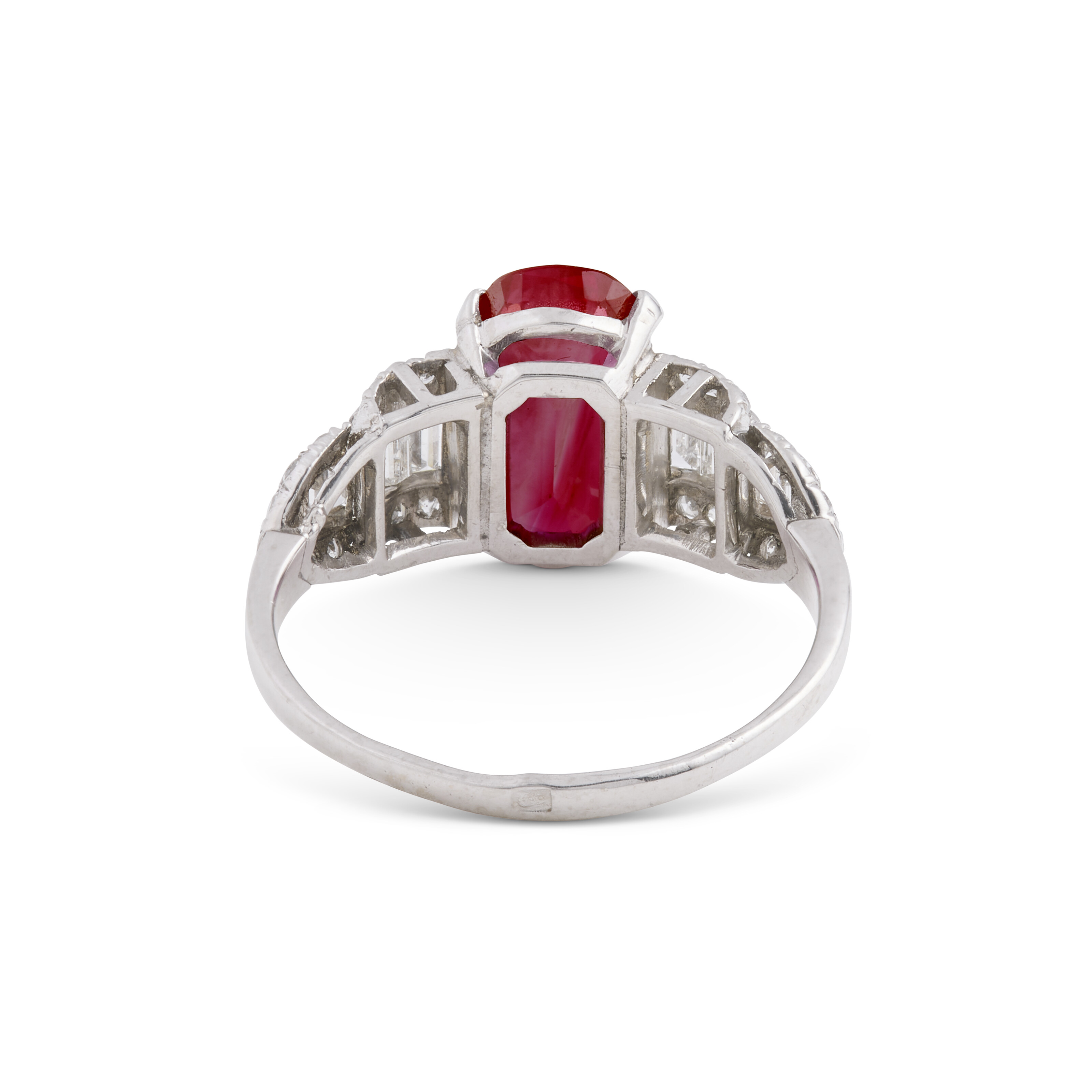 BAGUE RUBIS ET DIAMANTS image 4